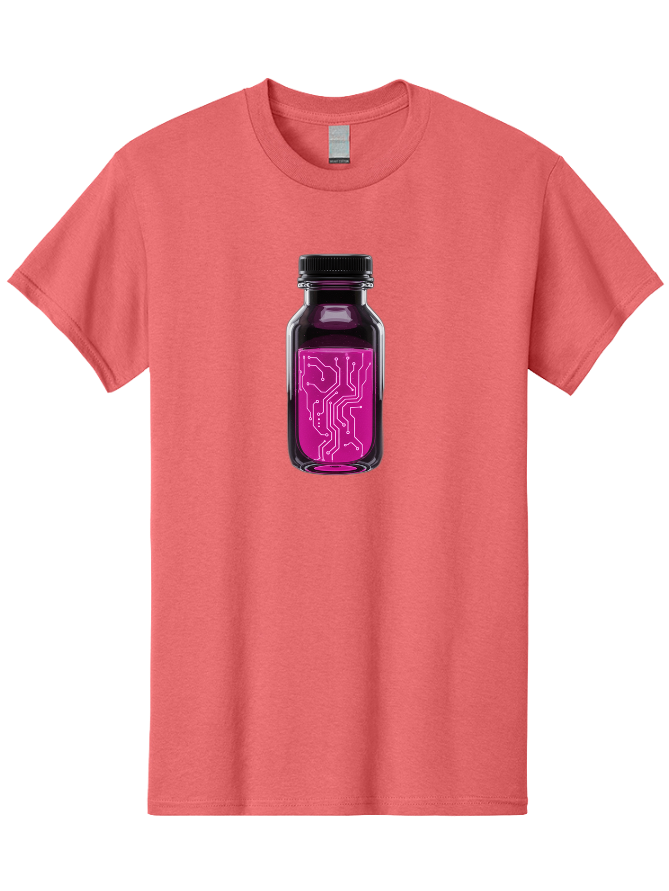 Circuit-Board-Bottle Men'S Graphic Tee, 100% Cotton, Comfortable Casual Summer Wear, Machine Washable, Vintage Camera, Old Camera, Antique Camera, Black Camera, Classic Photography, Photography Equipment, Nostalgic Device, Film Camera, Bao234