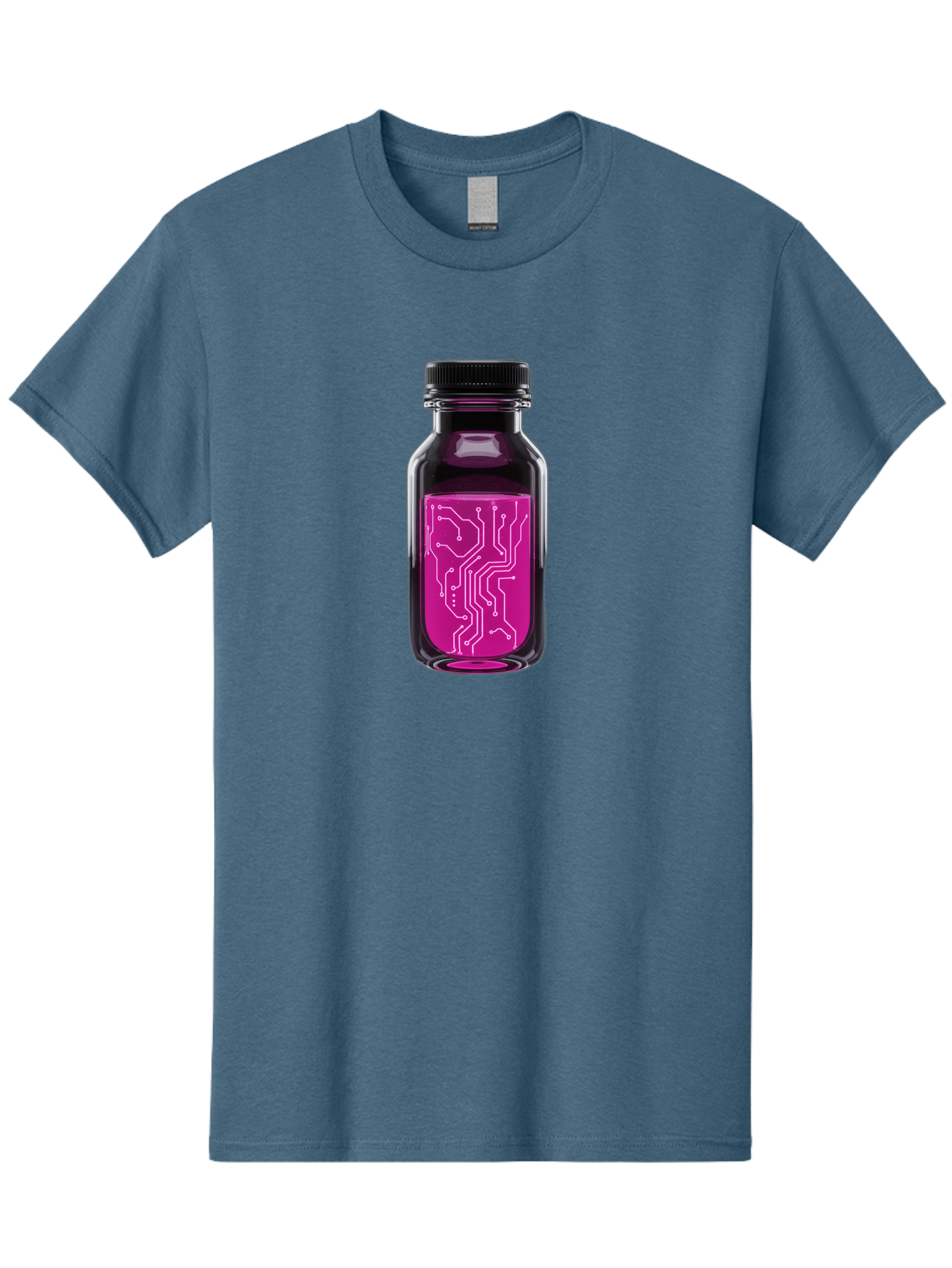 Circuit-Board-Bottle Men'S Graphic Tee, 100% Cotton, Comfortable Casual Summer Wear, Machine Washable, Vintage Camera, Old Camera, Antique Camera, Black Camera, Classic Photography, Photography Equipment, Nostalgic Device, Film Camera, Bao234