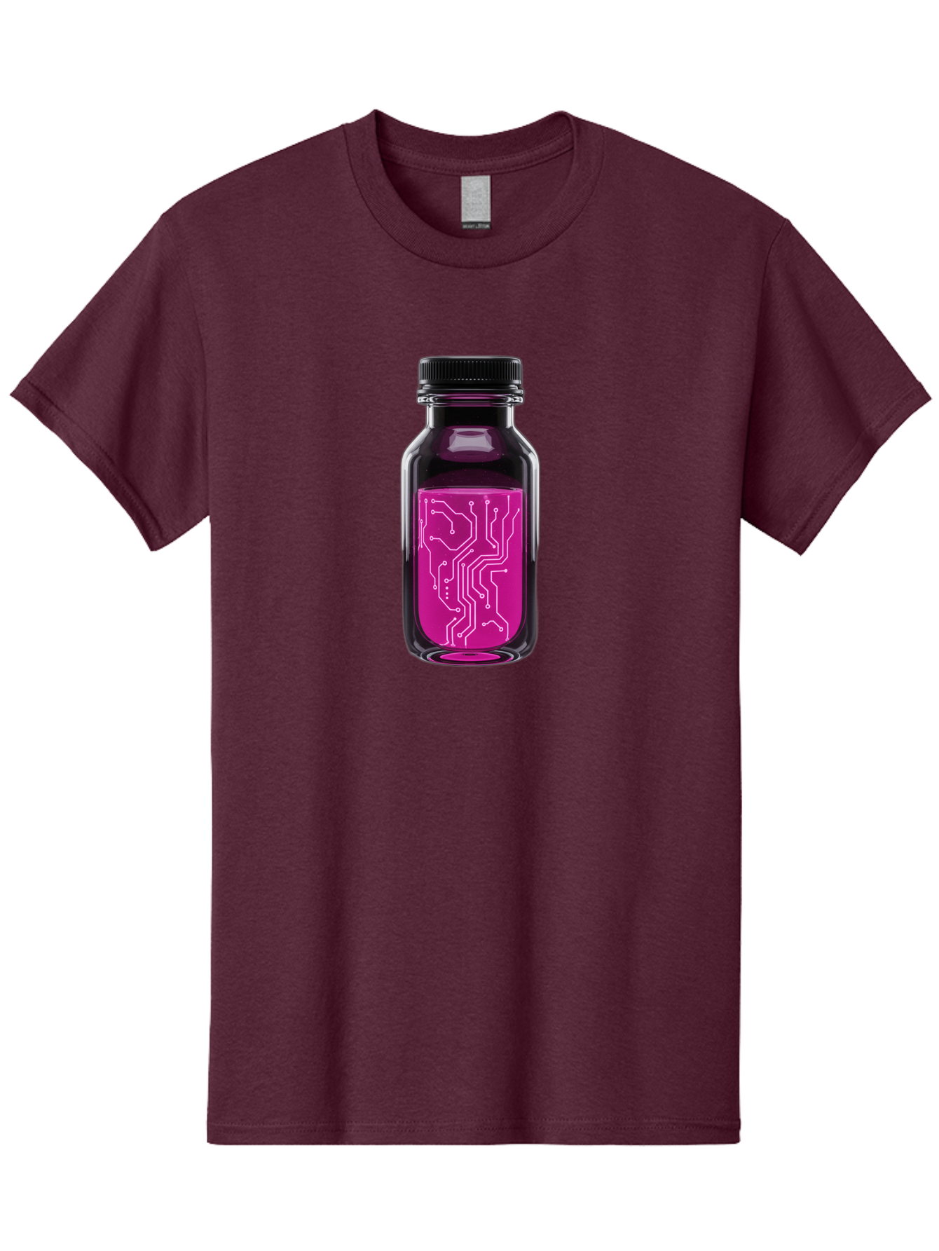 Circuit-Board-Bottle Men'S Graphic Tee, 100% Cotton, Comfortable Casual Summer Wear, Machine Washable, Vintage Camera, Old Camera, Antique Camera, Black Camera, Classic Photography, Photography Equipment, Nostalgic Device, Film Camera, Bao234
