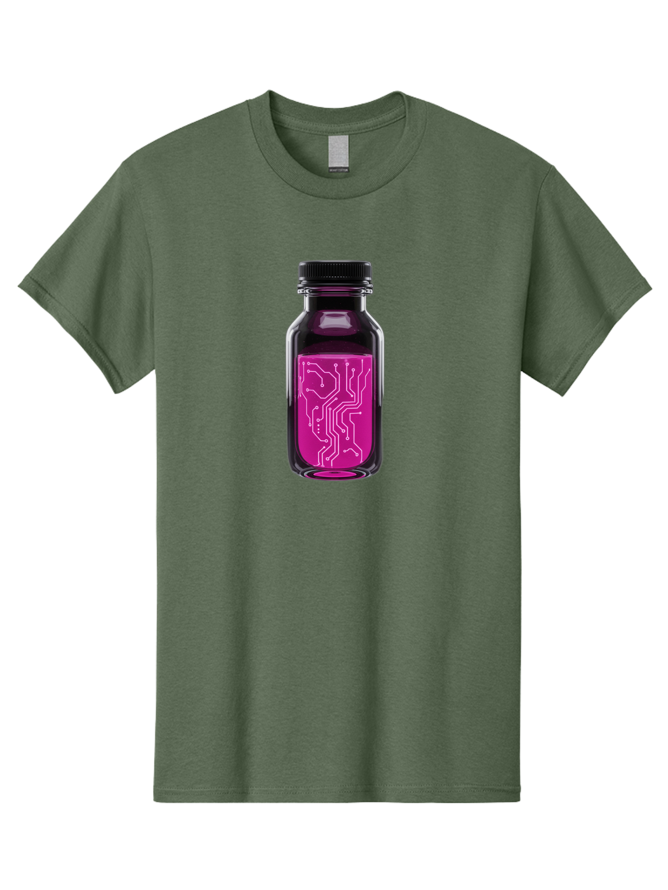 Circuit-Board-Bottle Men'S Graphic Tee, 100% Cotton, Comfortable Casual Summer Wear, Machine Washable, Vintage Camera, Old Camera, Antique Camera, Black Camera, Classic Photography, Photography Equipment, Nostalgic Device, Film Camera, Bao234
