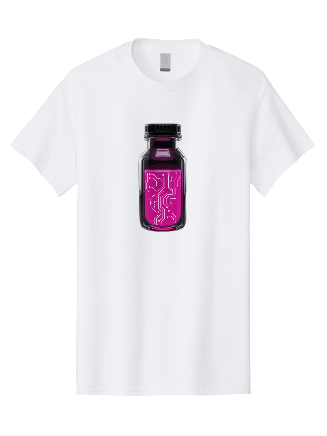 Circuit-Board-Bottle Men'S Graphic Tee, 100% Cotton, Comfortable Casual Summer Wear, Machine Washable, Vintage Camera, Old Camera, Antique Camera, Black Camera, Classic Photography, Photography Equipment, Nostalgic Device, Film Camera, Bao234