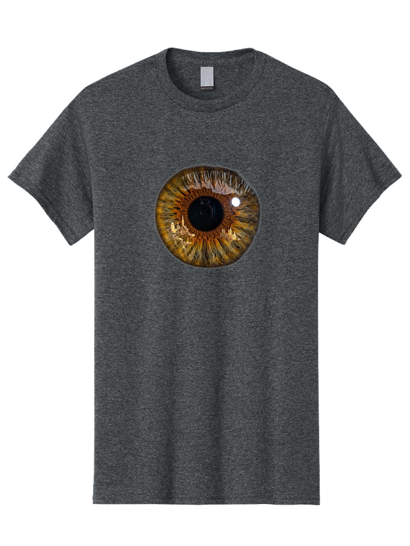 City-In-Eye Men'S Graphic Tee, 100% Cotton, Comfortable Casual Summer Wear, Machine Washable, Vintage Camera, Old Camera, Antique Camera, Black Camera, Classic Photography, Photography Equipment, Nostalgic Device, Film Camera, Camera Art Bao235