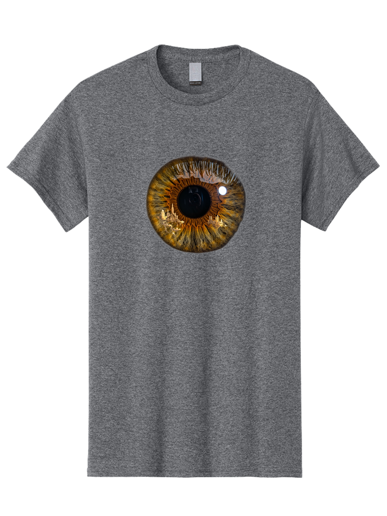 City-In-Eye Men'S Graphic Tee, 100% Cotton, Comfortable Casual Summer Wear, Machine Washable, Vintage Camera, Old Camera, Antique Camera, Black Camera, Classic Photography, Photography Equipment, Nostalgic Device, Film Camera, Camera Art Bao235
