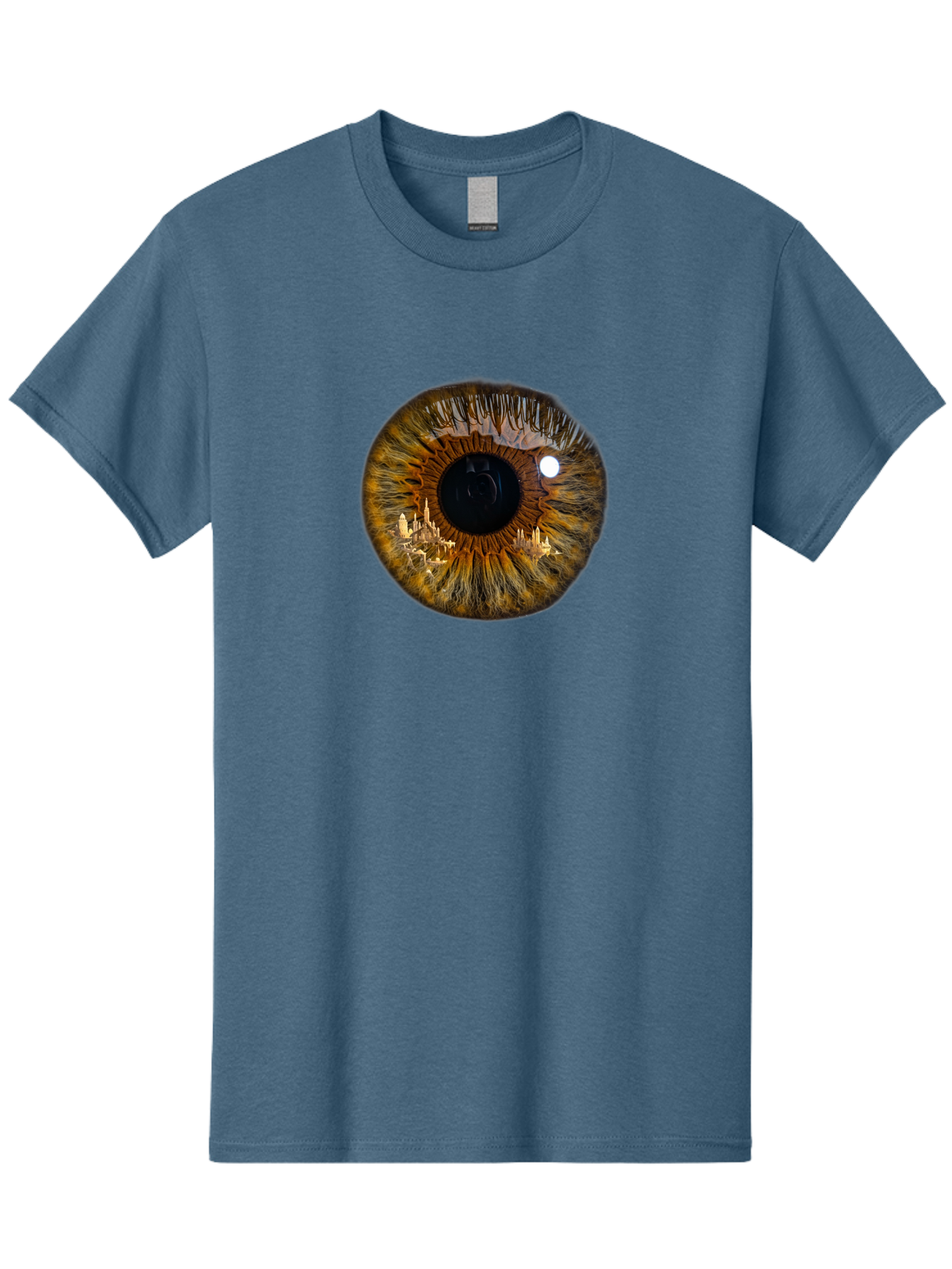 City-In-Eye Men'S Graphic Tee, 100% Cotton, Comfortable Casual Summer Wear, Machine Washable, Vintage Camera, Old Camera, Antique Camera, Black Camera, Classic Photography, Photography Equipment, Nostalgic Device, Film Camera, Camera Art Bao235