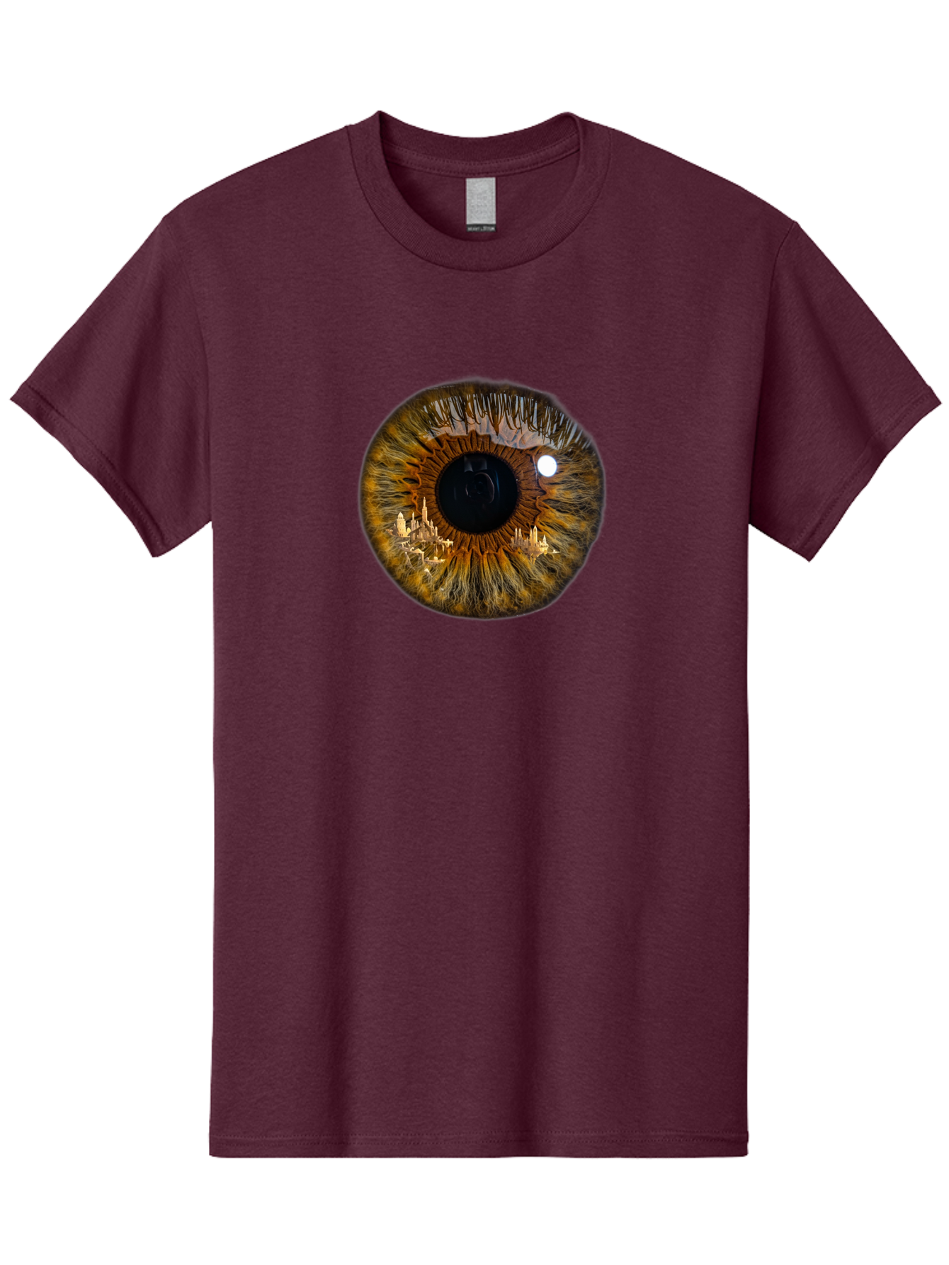 City-In-Eye Men'S Graphic Tee, 100% Cotton, Comfortable Casual Summer Wear, Machine Washable, Vintage Camera, Old Camera, Antique Camera, Black Camera, Classic Photography, Photography Equipment, Nostalgic Device, Film Camera, Camera Art Bao235