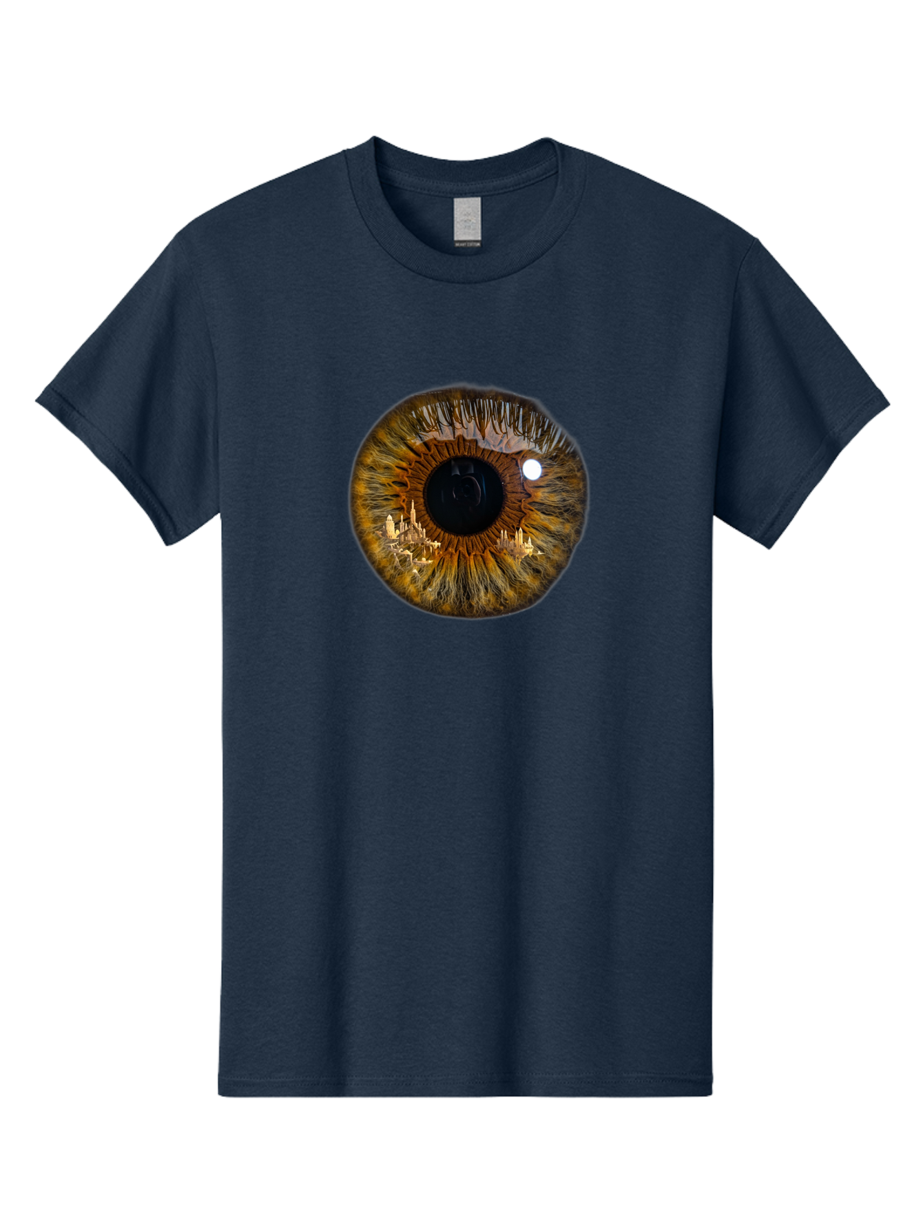 City-In-Eye Men'S Graphic Tee, 100% Cotton, Comfortable Casual Summer Wear, Machine Washable, Vintage Camera, Old Camera, Antique Camera, Black Camera, Classic Photography, Photography Equipment, Nostalgic Device, Film Camera, Camera Art Bao235