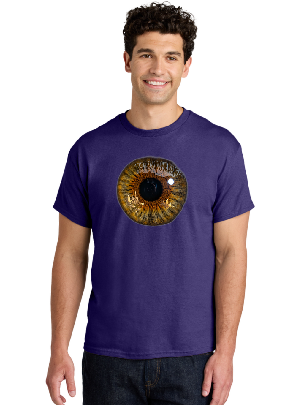 City-In-Eye Men'S Graphic Tee, 100% Cotton, Comfortable Casual Summer Wear, Machine Washable, Vintage Camera, Old Camera, Antique Camera, Black Camera, Classic Photography, Photography Equipment, Nostalgic Device, Film Camera, Camera Art Bao235