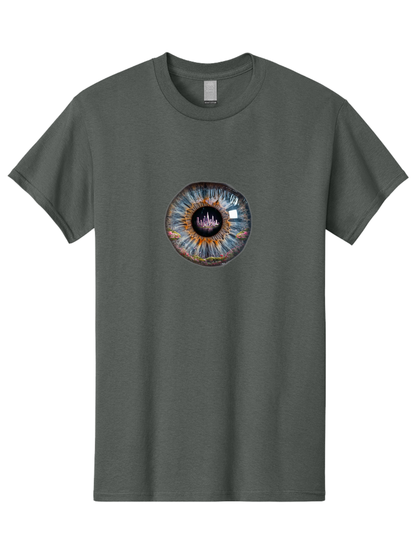 City-Skyline-Eye Men'S Graphic Tee, 100% Cotton, Comfortable Casual Summer Wear, Machine Washable, Vintage Camera, Old Camera, Antique Camera, Black Camera, Classic Photography, Photography Equipment, Nostalgic Device, Film Camera, Camera Art Bao236