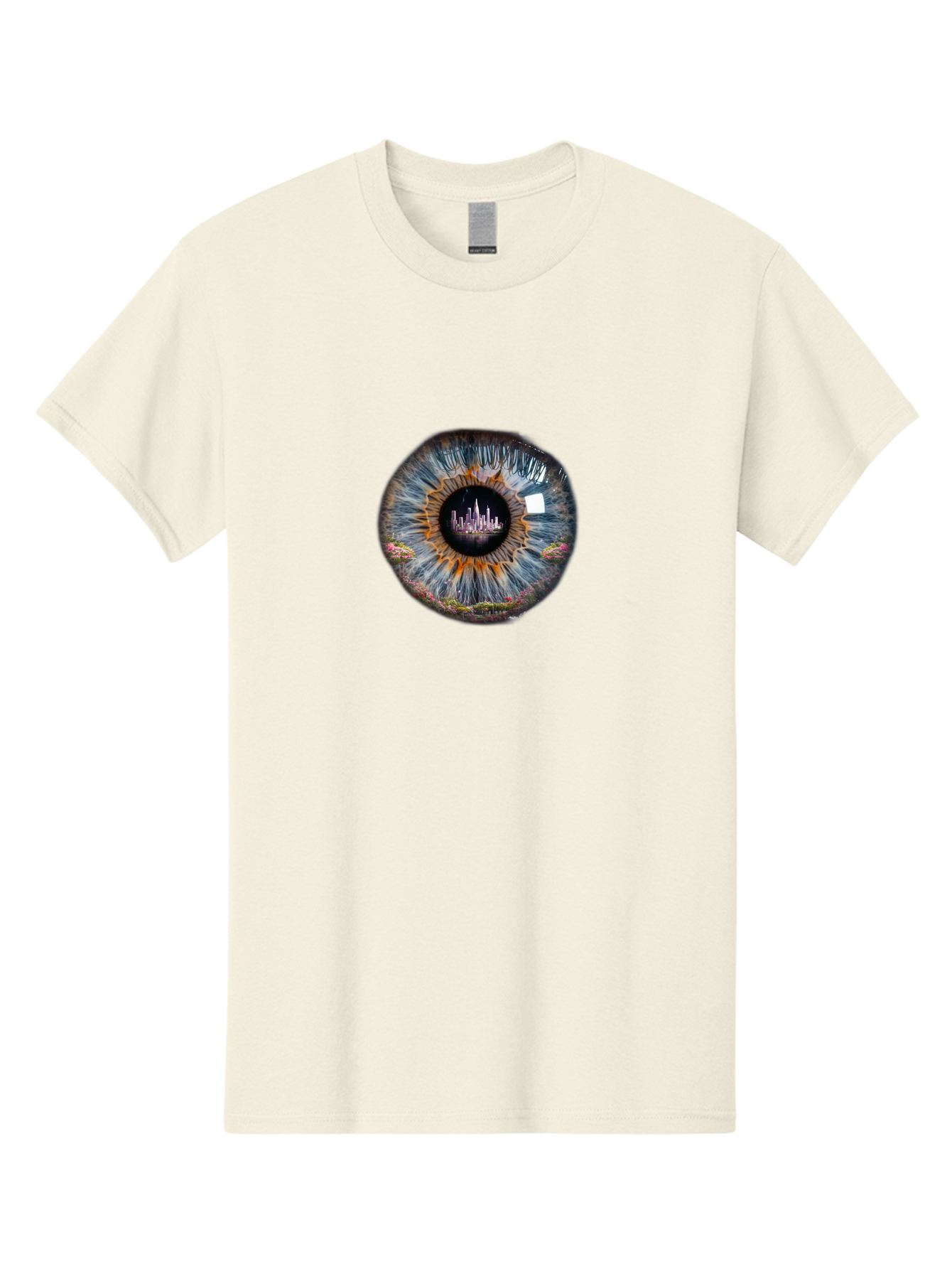 City-Skyline-Eye Men'S Graphic Tee, 100% Cotton, Comfortable Casual Summer Wear, Machine Washable, Vintage Camera, Old Camera, Antique Camera, Black Camera, Classic Photography, Photography Equipment, Nostalgic Device, Film Camera, Camera Art Bao236