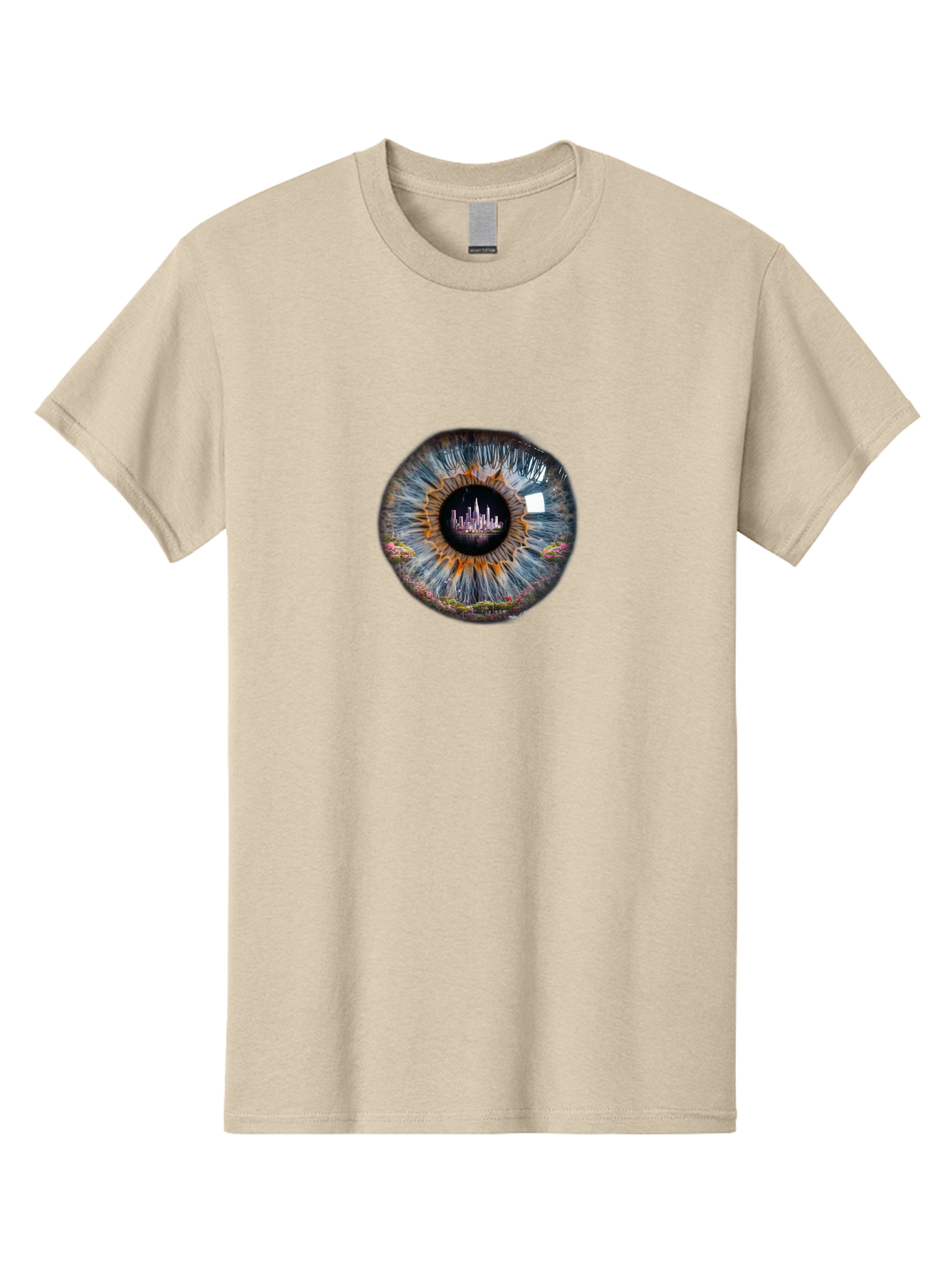City-Skyline-Eye Men'S Graphic Tee, 100% Cotton, Comfortable Casual Summer Wear, Machine Washable, Vintage Camera, Old Camera, Antique Camera, Black Camera, Classic Photography, Photography Equipment, Nostalgic Device, Film Camera, Camera Art Bao236