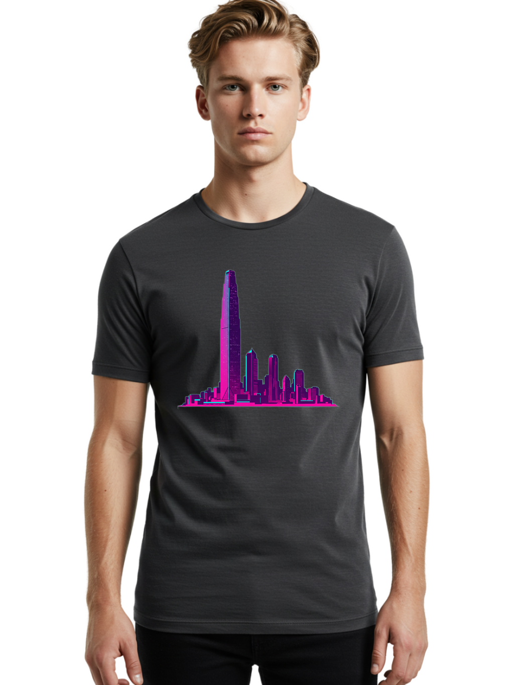 City-Skyline Men'S Graphic Tee, 100% Cotton, Comfortable Casual Summer Wear, Machine Washable, Vintage Camera, Old Camera, Antique Camera, Black Camera, Classic Photography, Photography Equipment, Nostalgic Device, Film Camera, Camera Art Bao238