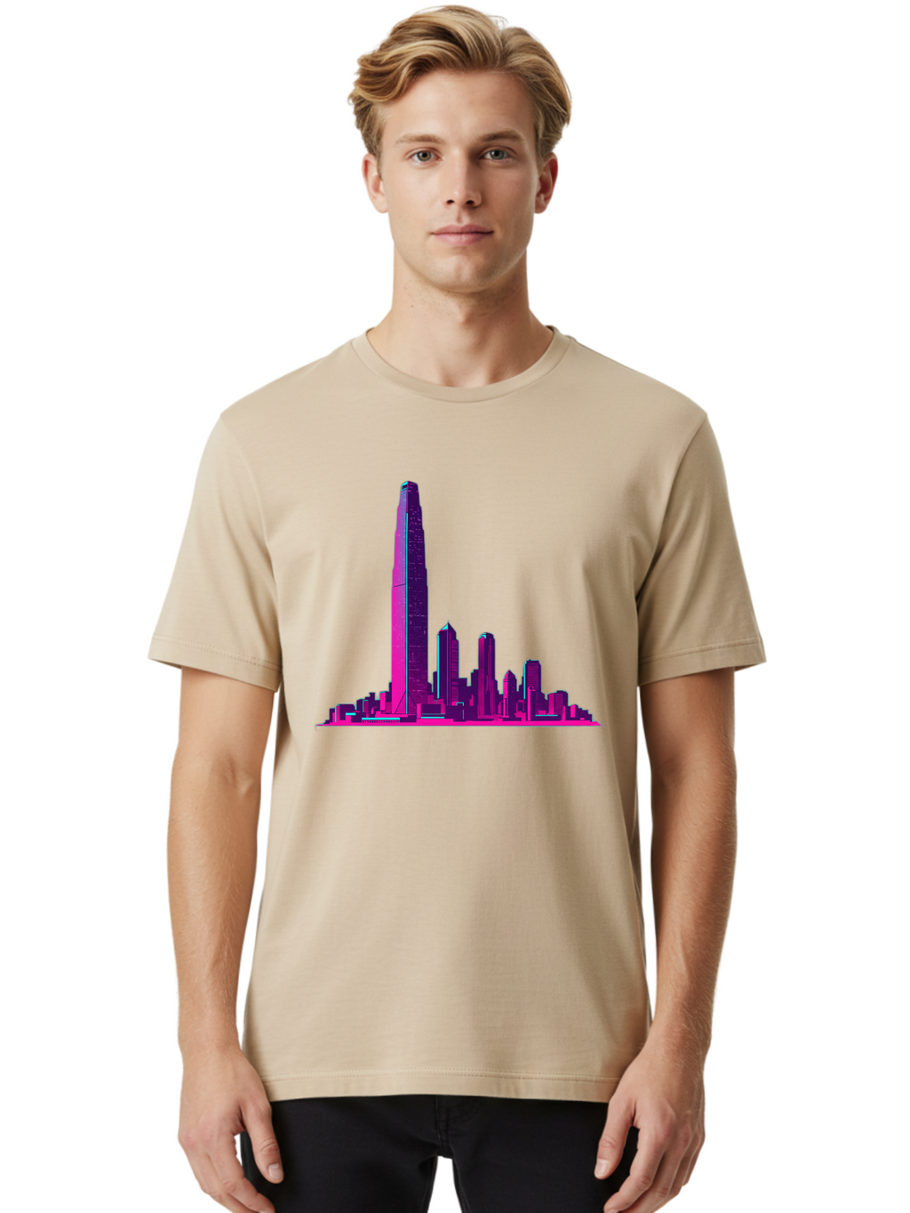 City-Skyline Men'S Graphic Tee, 100% Cotton, Comfortable Casual Summer Wear, Machine Washable, Vintage Camera, Old Camera, Antique Camera, Black Camera, Classic Photography, Photography Equipment, Nostalgic Device, Film Camera, Camera Art Bao238