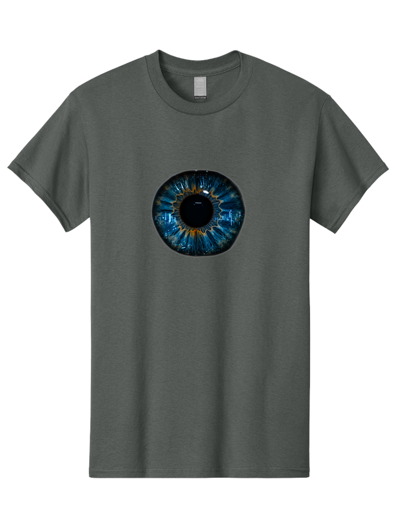 Cityscape-Eye-2 Men'S Graphic Tee, 100% Cotton, Comfortable Casual Summer Wear, Machine Washable, Vintage Camera, Old Camera, Antique Camera, Black Camera, Classic Photography, Photography Equipment, Nostalgic Device, Film Camera, Camera Art Bao240