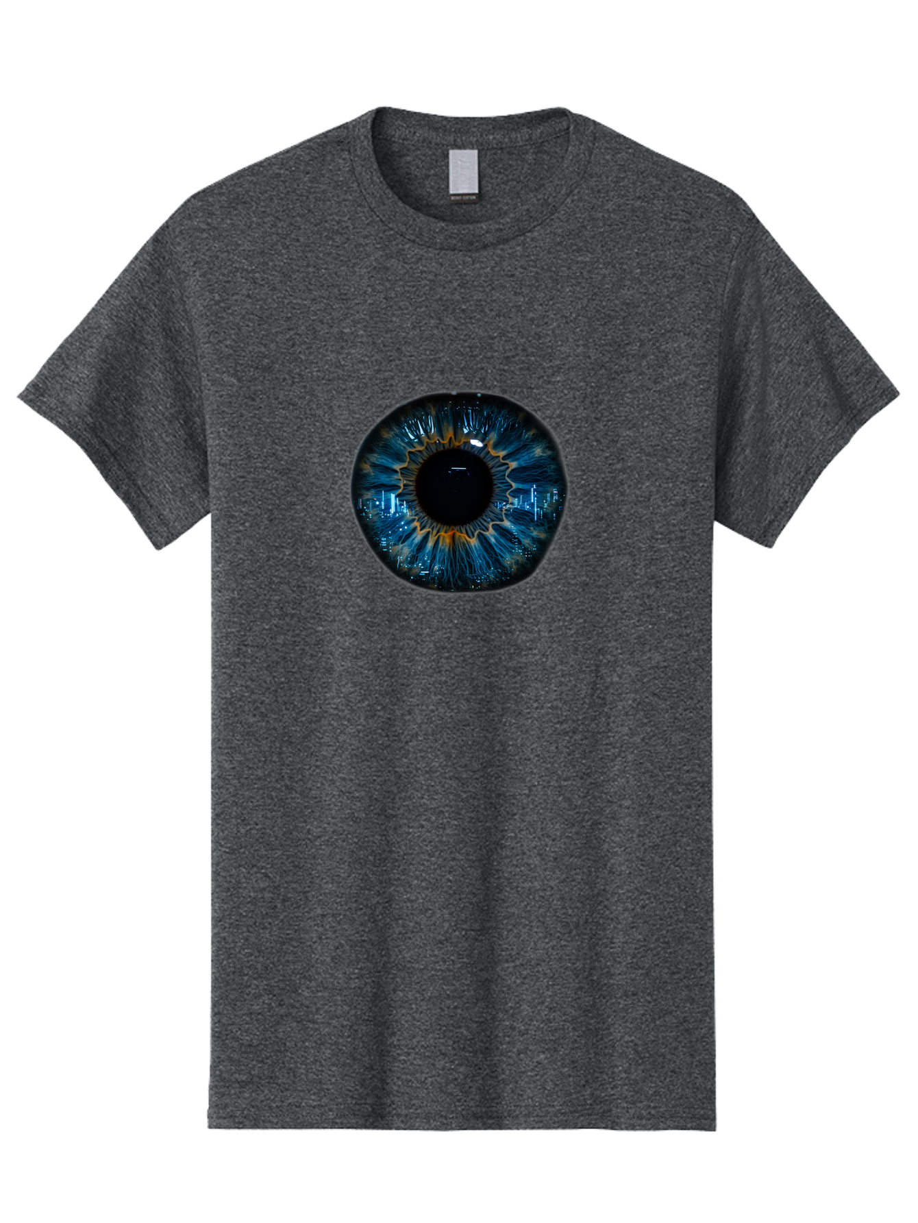 Cityscape-Eye-2 Men'S Graphic Tee, 100% Cotton, Comfortable Casual Summer Wear, Machine Washable, Vintage Camera, Old Camera, Antique Camera, Black Camera, Classic Photography, Photography Equipment, Nostalgic Device, Film Camera, Camera Art Bao240