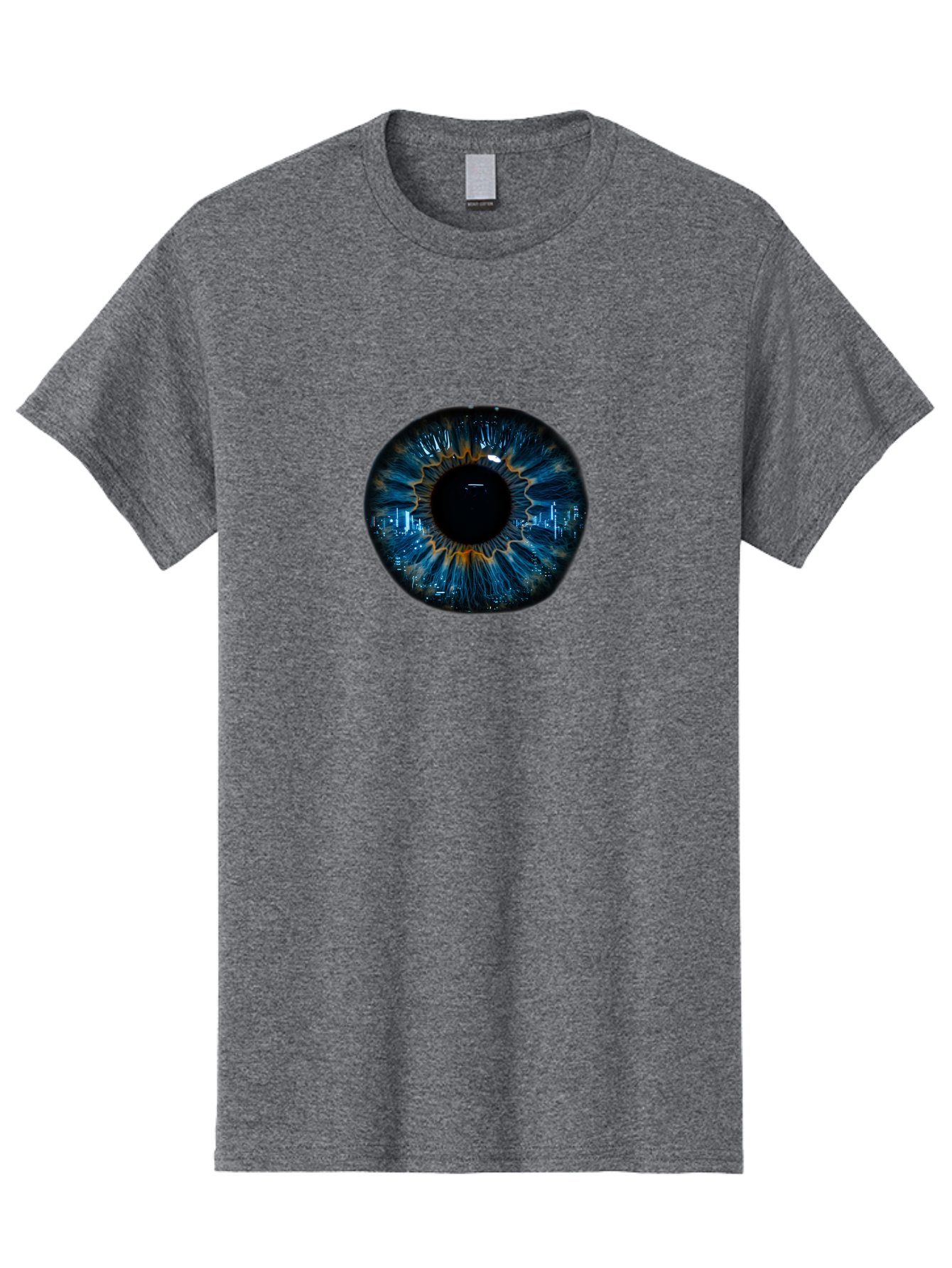 Cityscape-Eye-2 Men'S Graphic Tee, 100% Cotton, Comfortable Casual Summer Wear, Machine Washable, Vintage Camera, Old Camera, Antique Camera, Black Camera, Classic Photography, Photography Equipment, Nostalgic Device, Film Camera, Camera Art Bao240