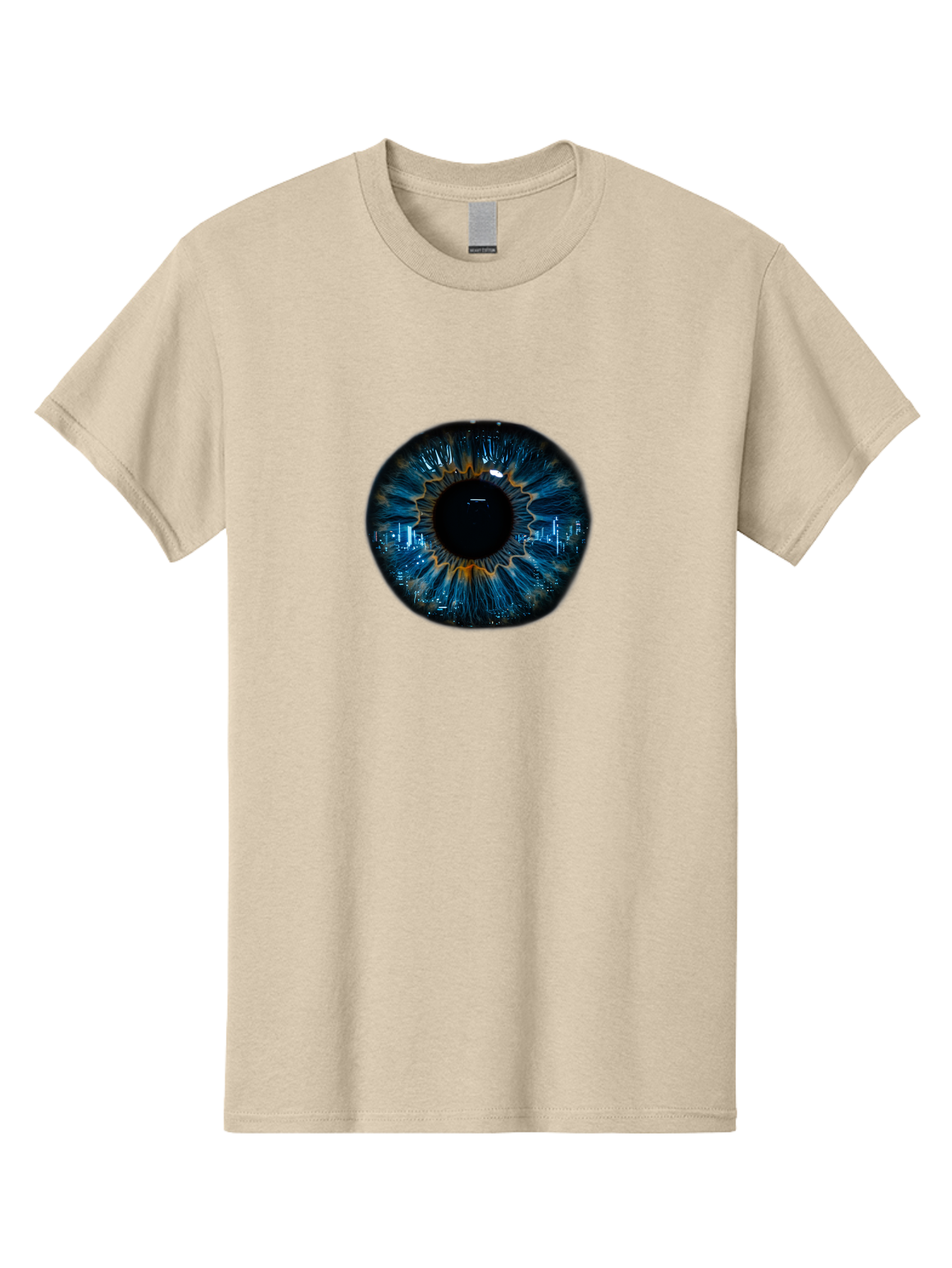 Cityscape-Eye-2 Men'S Graphic Tee, 100% Cotton, Comfortable Casual Summer Wear, Machine Washable, Vintage Camera, Old Camera, Antique Camera, Black Camera, Classic Photography, Photography Equipment, Nostalgic Device, Film Camera, Camera Art Bao240