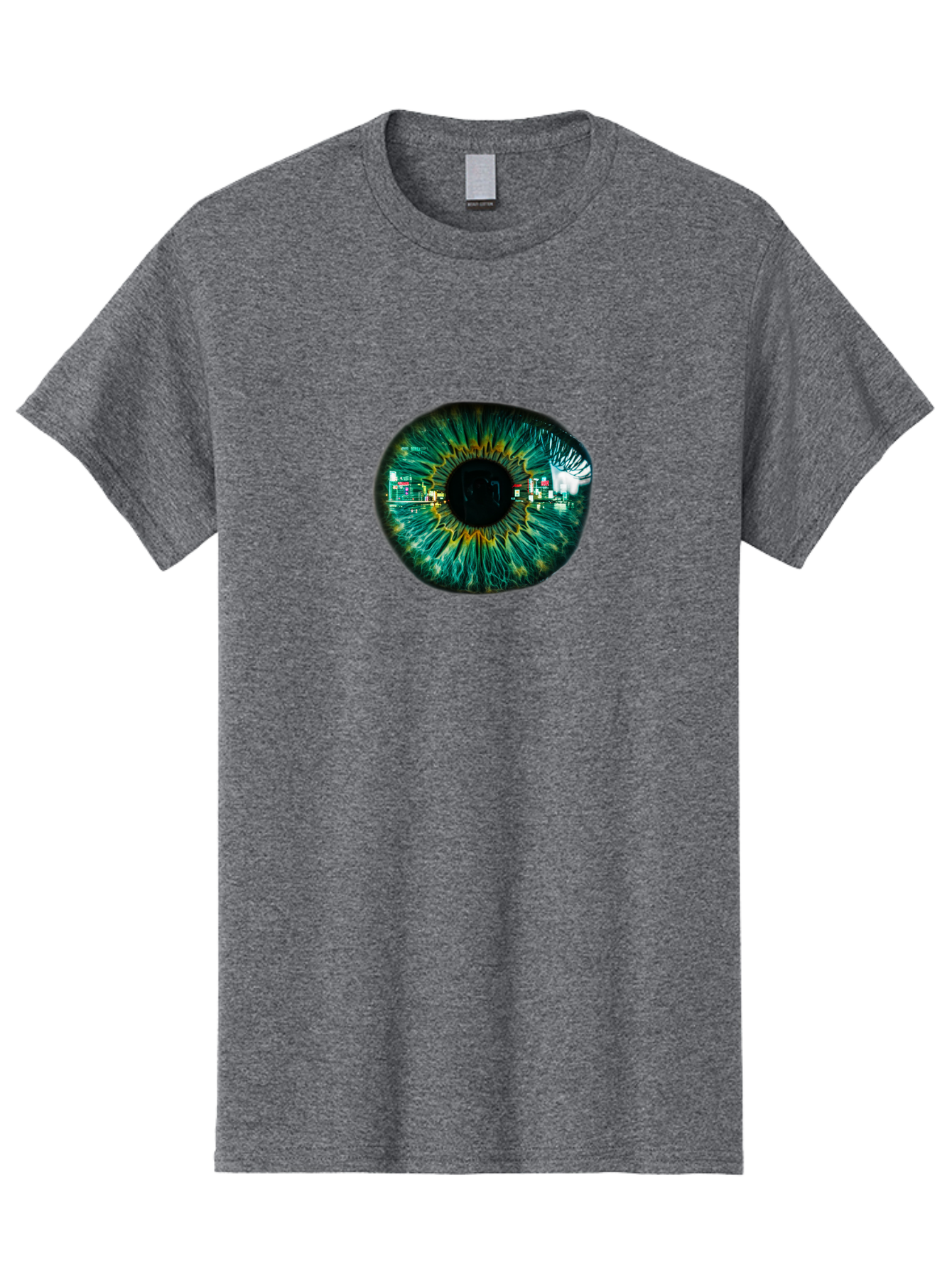 Cityscape-Eye Men'S Graphic Tee, 100% Cotton, Comfortable Casual Summer Wear, Machine Washable, Vintage Camera, Old Camera, Antique Camera, Black Camera, Classic Photography, Photography Equipment, Nostalgic Device, Film Camera, Camera Art Bao241