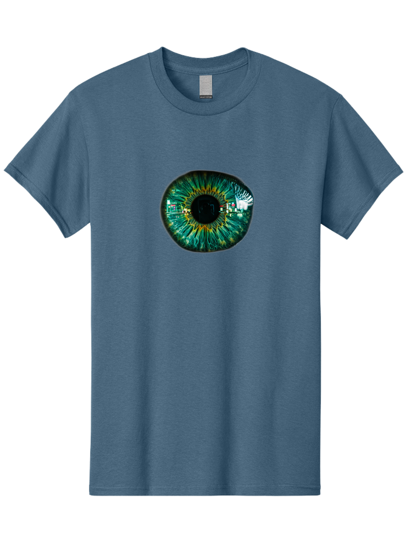 Cityscape-Eye Men'S Graphic Tee, 100% Cotton, Comfortable Casual Summer Wear, Machine Washable, Vintage Camera, Old Camera, Antique Camera, Black Camera, Classic Photography, Photography Equipment, Nostalgic Device, Film Camera, Camera Art Bao241