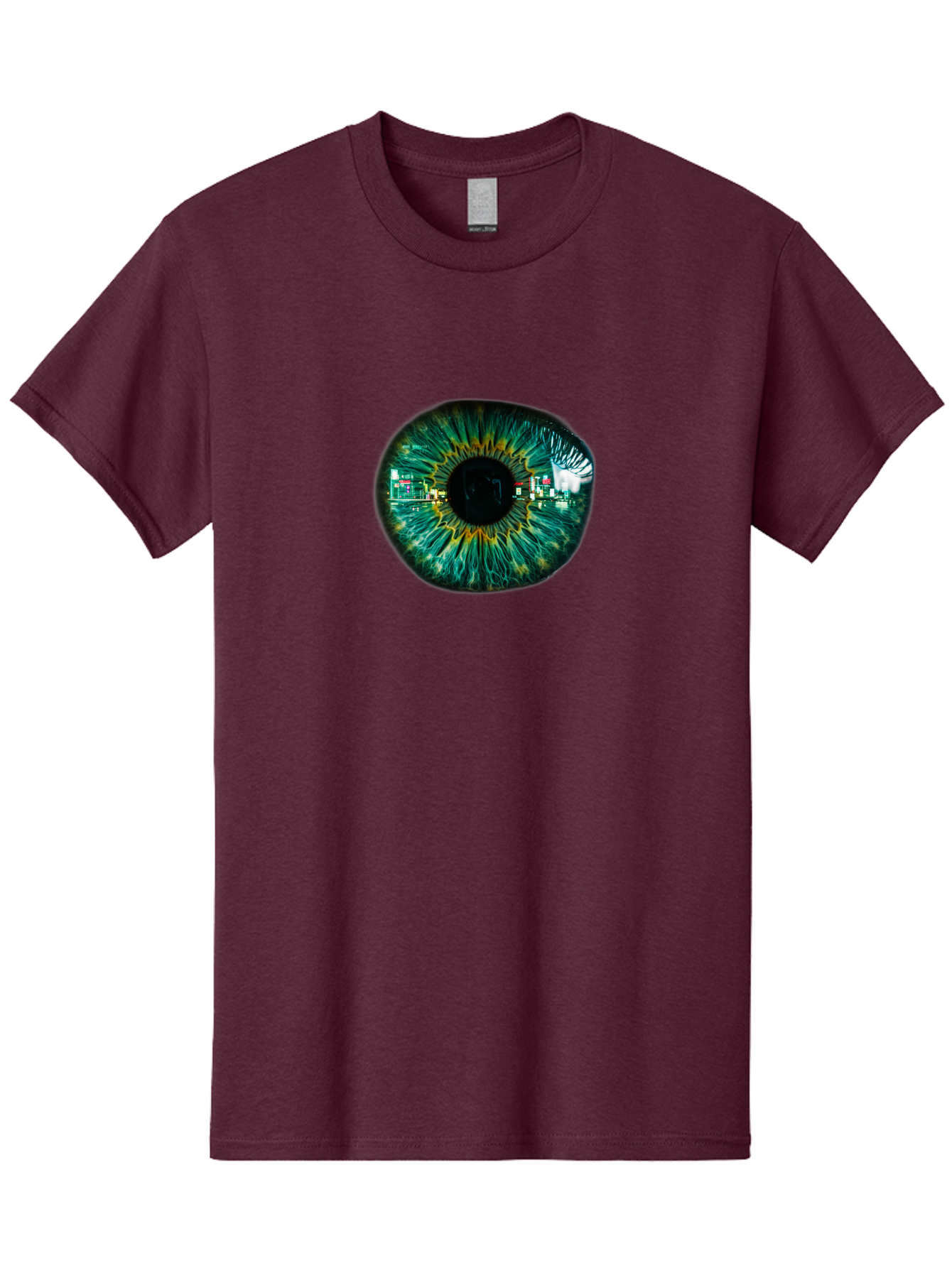 Cityscape-Eye Men'S Graphic Tee, 100% Cotton, Comfortable Casual Summer Wear, Machine Washable, Vintage Camera, Old Camera, Antique Camera, Black Camera, Classic Photography, Photography Equipment, Nostalgic Device, Film Camera, Camera Art Bao241
