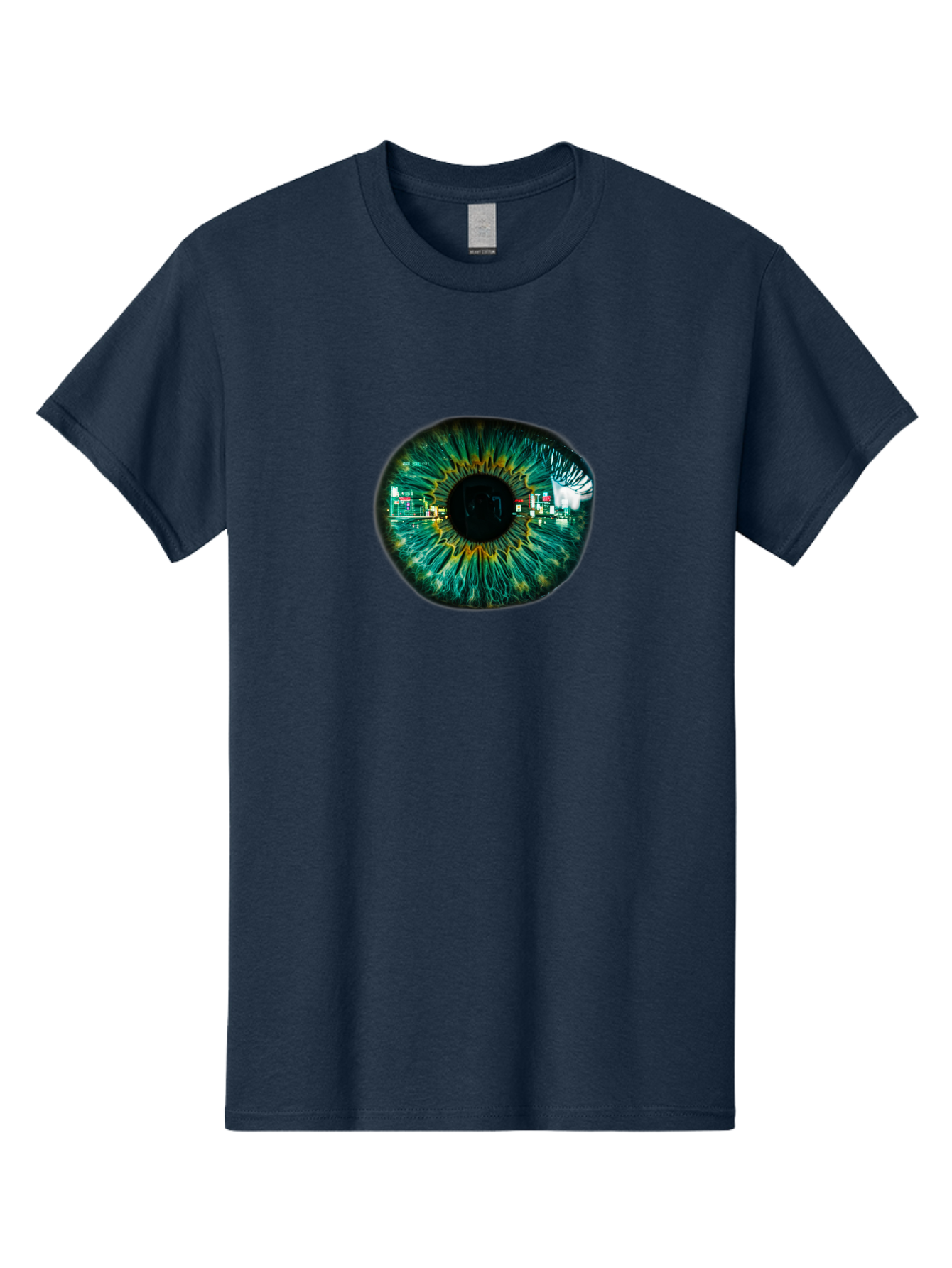 Cityscape-Eye Men'S Graphic Tee, 100% Cotton, Comfortable Casual Summer Wear, Machine Washable, Vintage Camera, Old Camera, Antique Camera, Black Camera, Classic Photography, Photography Equipment, Nostalgic Device, Film Camera, Camera Art Bao241
