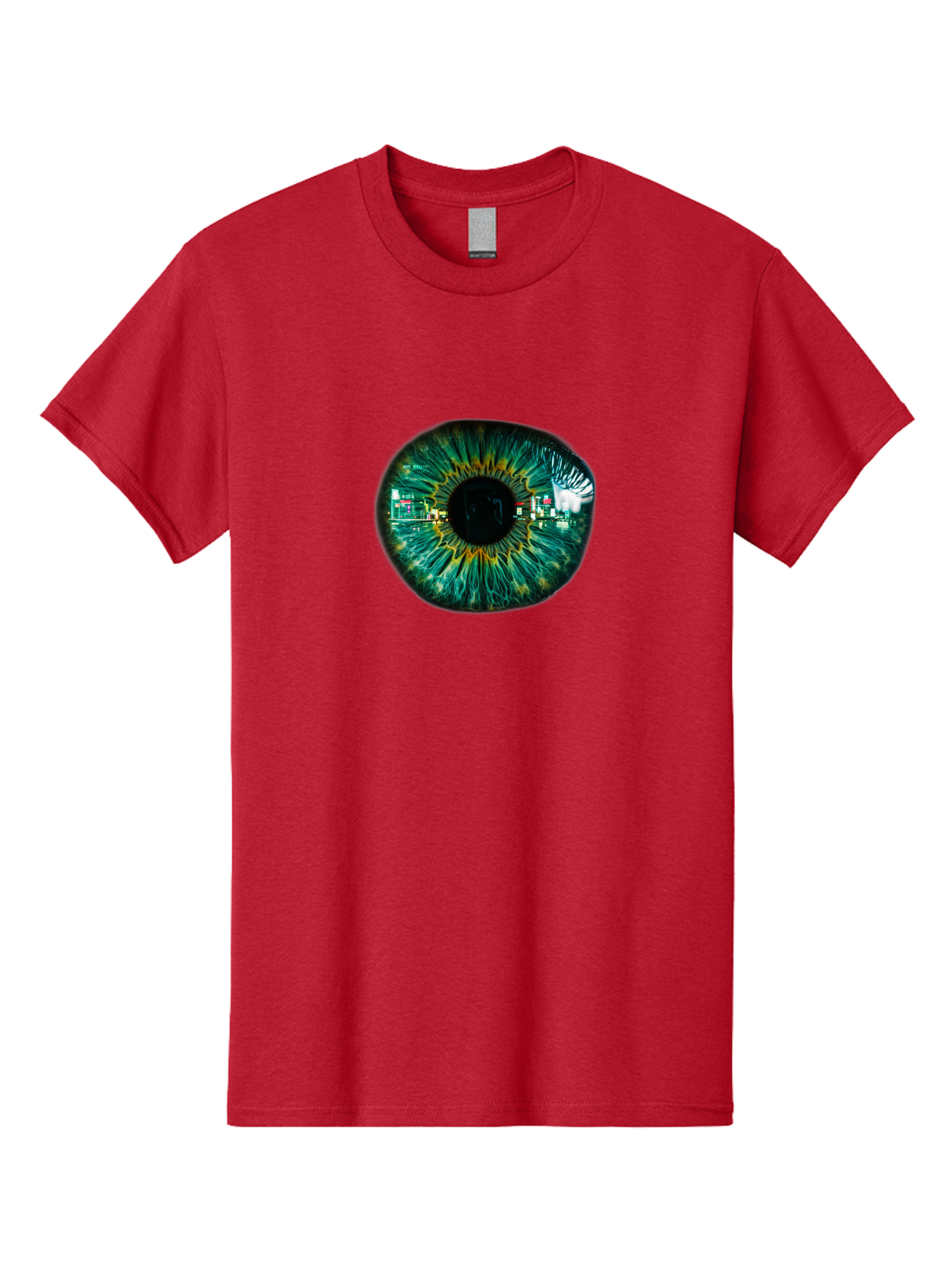 Cityscape-Eye Men'S Graphic Tee, 100% Cotton, Comfortable Casual Summer Wear, Machine Washable, Vintage Camera, Old Camera, Antique Camera, Black Camera, Classic Photography, Photography Equipment, Nostalgic Device, Film Camera, Camera Art Bao241