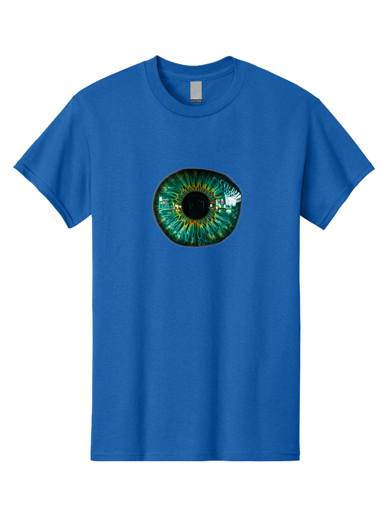 Cityscape-Eye Men'S Graphic Tee, 100% Cotton, Comfortable Casual Summer Wear, Machine Washable, Vintage Camera, Old Camera, Antique Camera, Black Camera, Classic Photography, Photography Equipment, Nostalgic Device, Film Camera, Camera Art Bao241