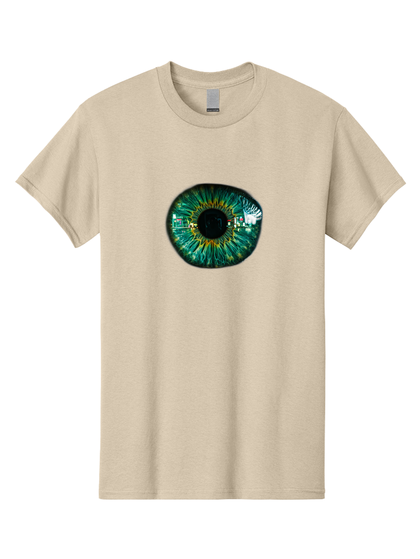 Cityscape-Eye Men'S Graphic Tee, 100% Cotton, Comfortable Casual Summer Wear, Machine Washable, Vintage Camera, Old Camera, Antique Camera, Black Camera, Classic Photography, Photography Equipment, Nostalgic Device, Film Camera, Camera Art Bao241
