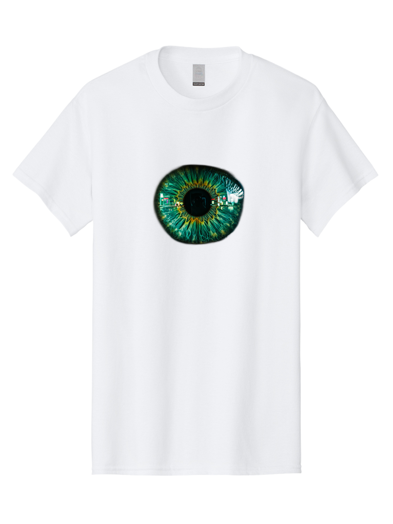 Cityscape-Eye Men'S Graphic Tee, 100% Cotton, Comfortable Casual Summer Wear, Machine Washable, Vintage Camera, Old Camera, Antique Camera, Black Camera, Classic Photography, Photography Equipment, Nostalgic Device, Film Camera, Camera Art Bao241