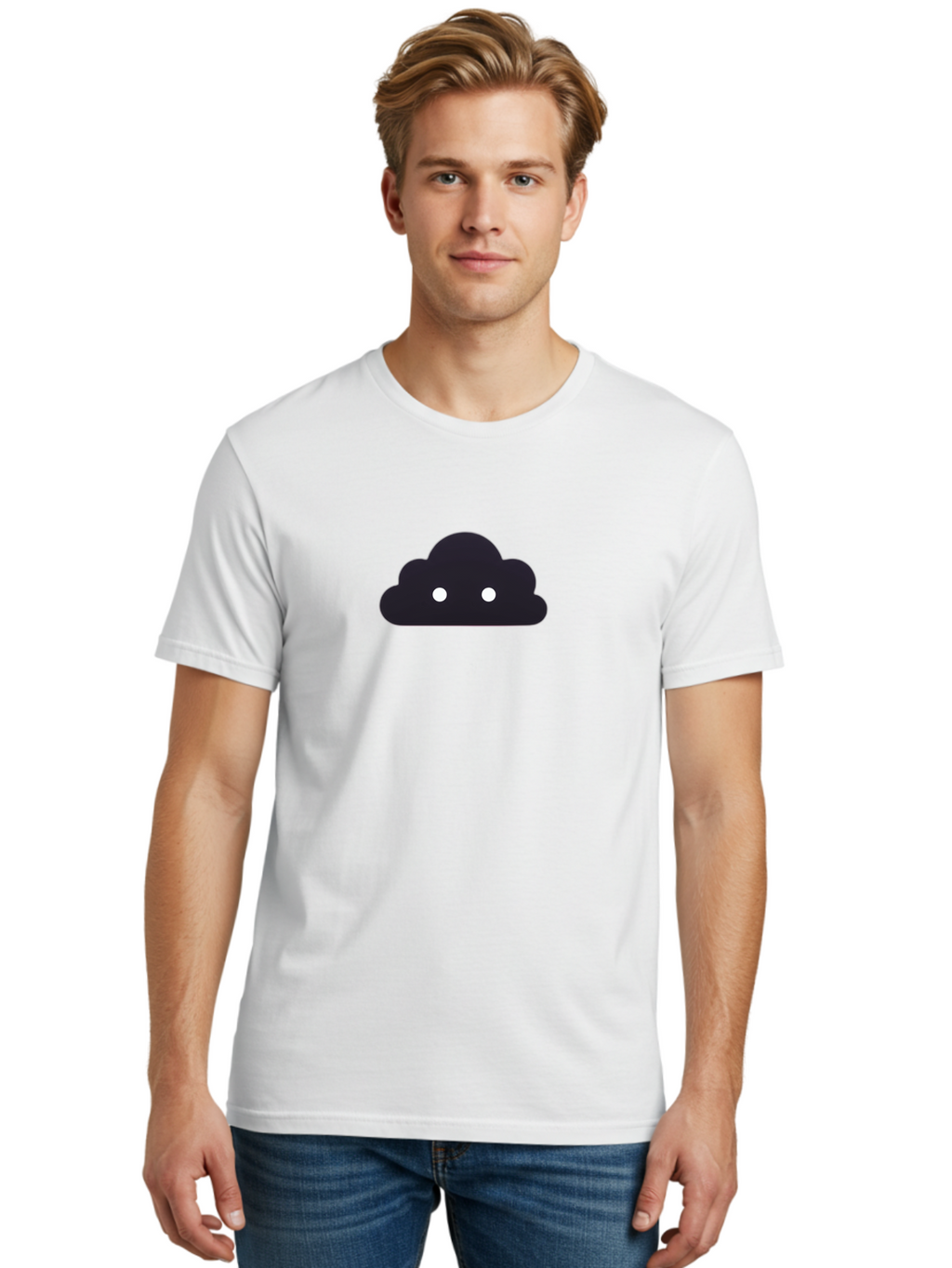 Cloud-Icon Men'S Graphic Tee, 100% Cotton, Comfortable Casual Summer Wear, Machine Washable, Vintage Camera, Old Camera, Antique Camera, Black Camera, Classic Photography, Photography Equipment, Nostalgic Device, Film Camera, Camera Art Bao242