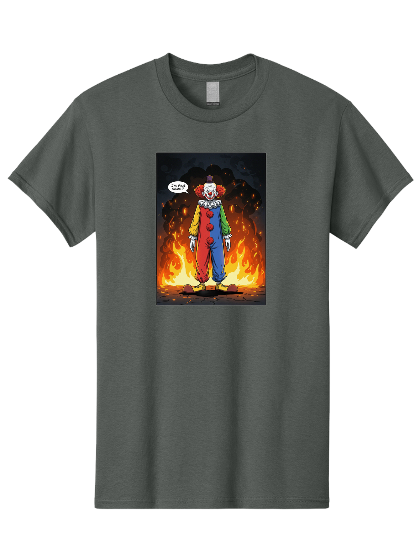 Clown-In-Flames Men'S Graphic Tee, 100% Cotton, Comfortable Casual Summer Wear, Machine Washable, Vintage Camera, Old Camera, Antique Camera, Black Camera, Classic Photography, Photography Equipment, Nostalgic Device, Film Camera, Camera Art Bao244