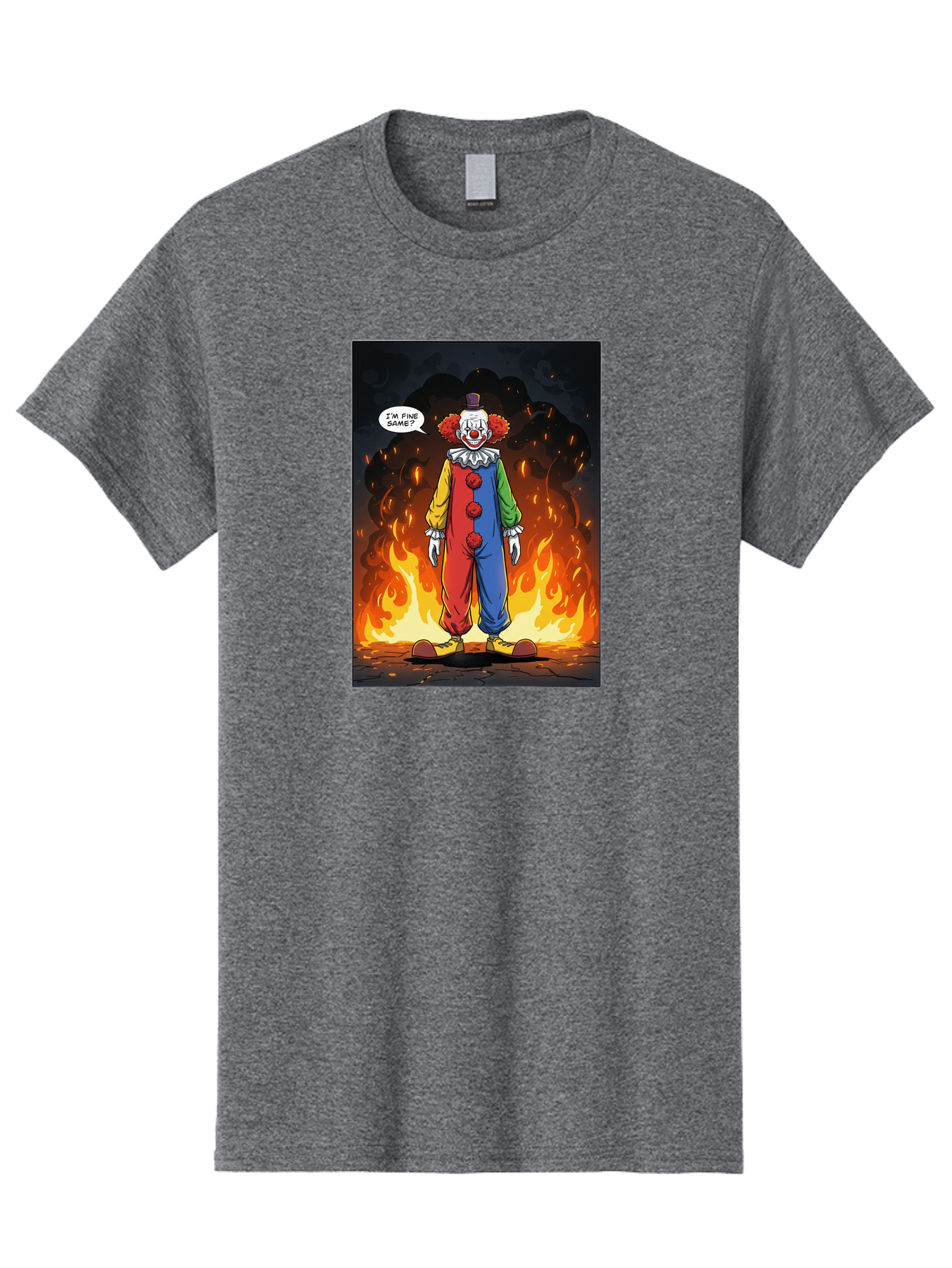 Clown-In-Flames Men'S Graphic Tee, 100% Cotton, Comfortable Casual Summer Wear, Machine Washable, Vintage Camera, Old Camera, Antique Camera, Black Camera, Classic Photography, Photography Equipment, Nostalgic Device, Film Camera, Camera Art Bao244