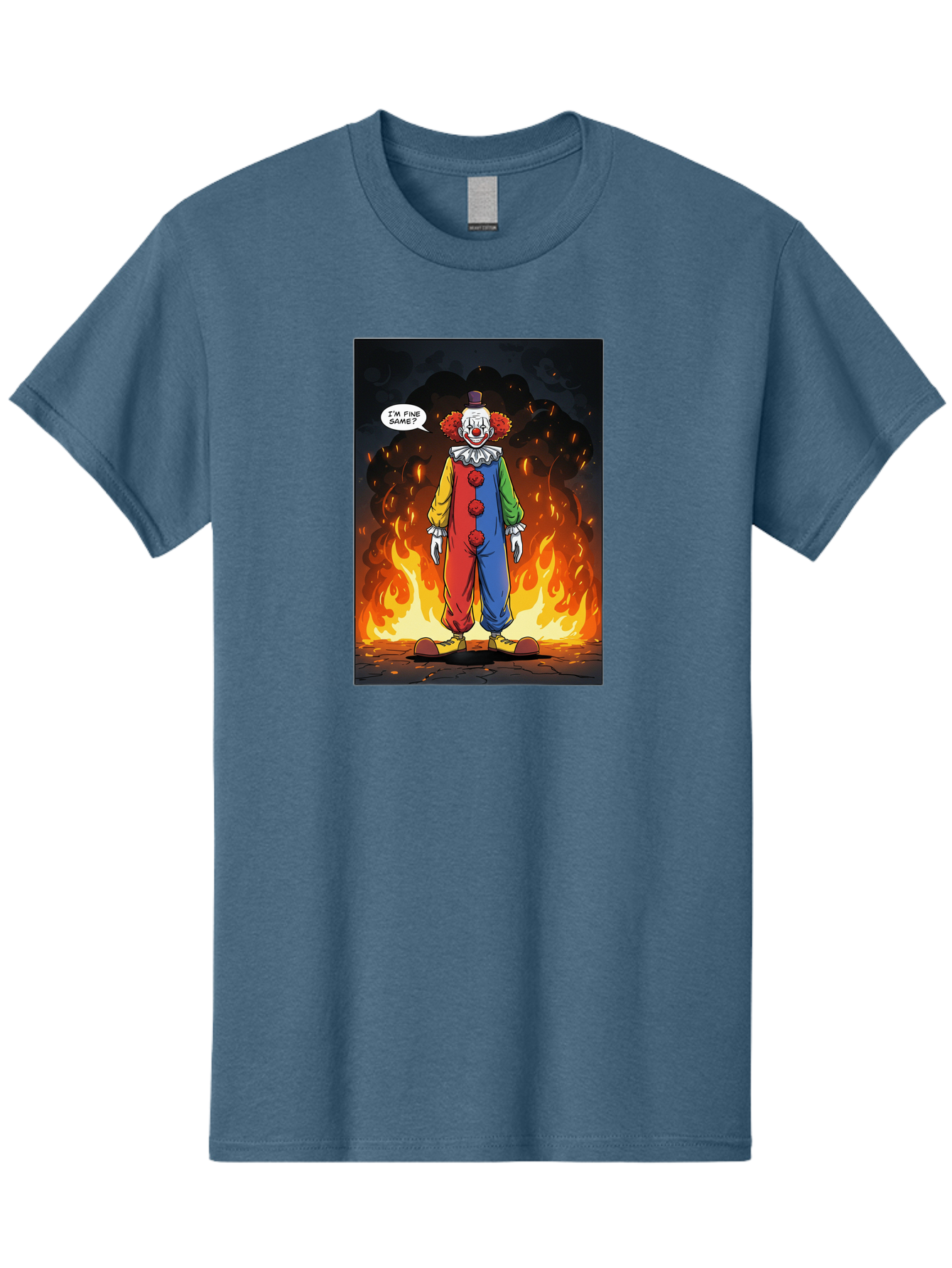 Clown-In-Flames Men'S Graphic Tee, 100% Cotton, Comfortable Casual Summer Wear, Machine Washable, Vintage Camera, Old Camera, Antique Camera, Black Camera, Classic Photography, Photography Equipment, Nostalgic Device, Film Camera, Camera Art Bao244