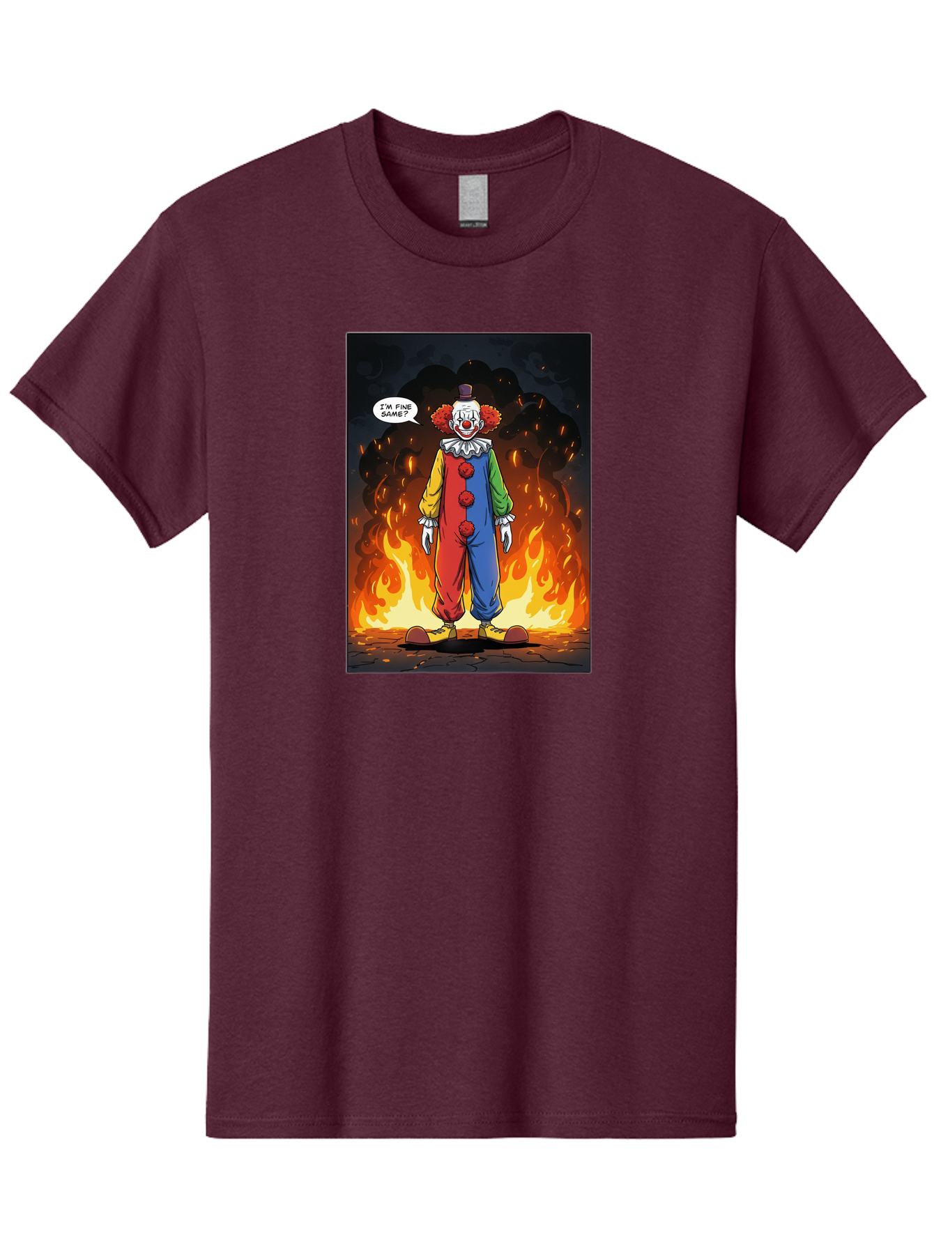 Clown-In-Flames Men'S Graphic Tee, 100% Cotton, Comfortable Casual Summer Wear, Machine Washable, Vintage Camera, Old Camera, Antique Camera, Black Camera, Classic Photography, Photography Equipment, Nostalgic Device, Film Camera, Camera Art Bao244