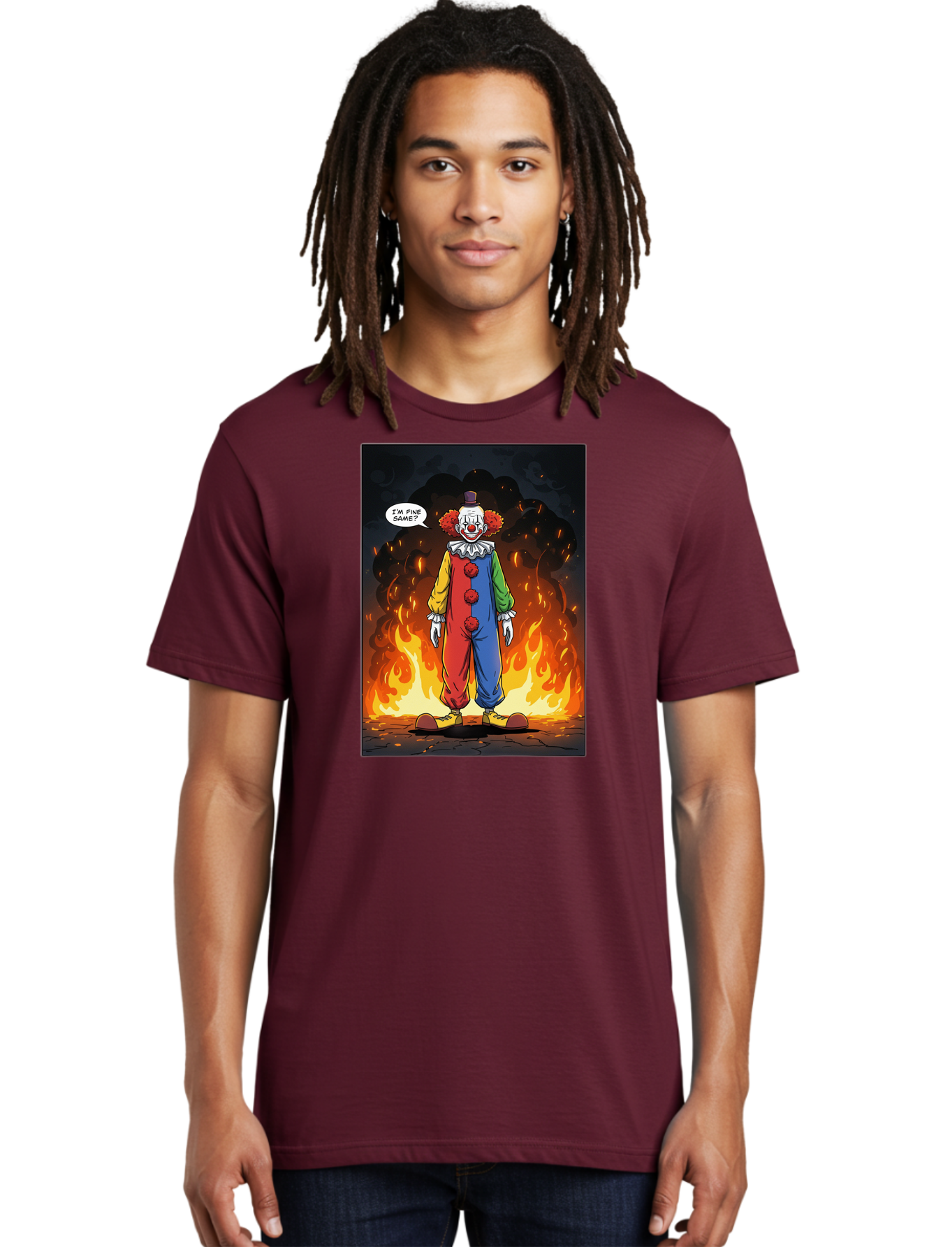 Clown-In-Flames Men'S Graphic Tee, 100% Cotton, Comfortable Casual Summer Wear, Machine Washable, Vintage Camera, Old Camera, Antique Camera, Black Camera, Classic Photography, Photography Equipment, Nostalgic Device, Film Camera, Camera Art Bao244
