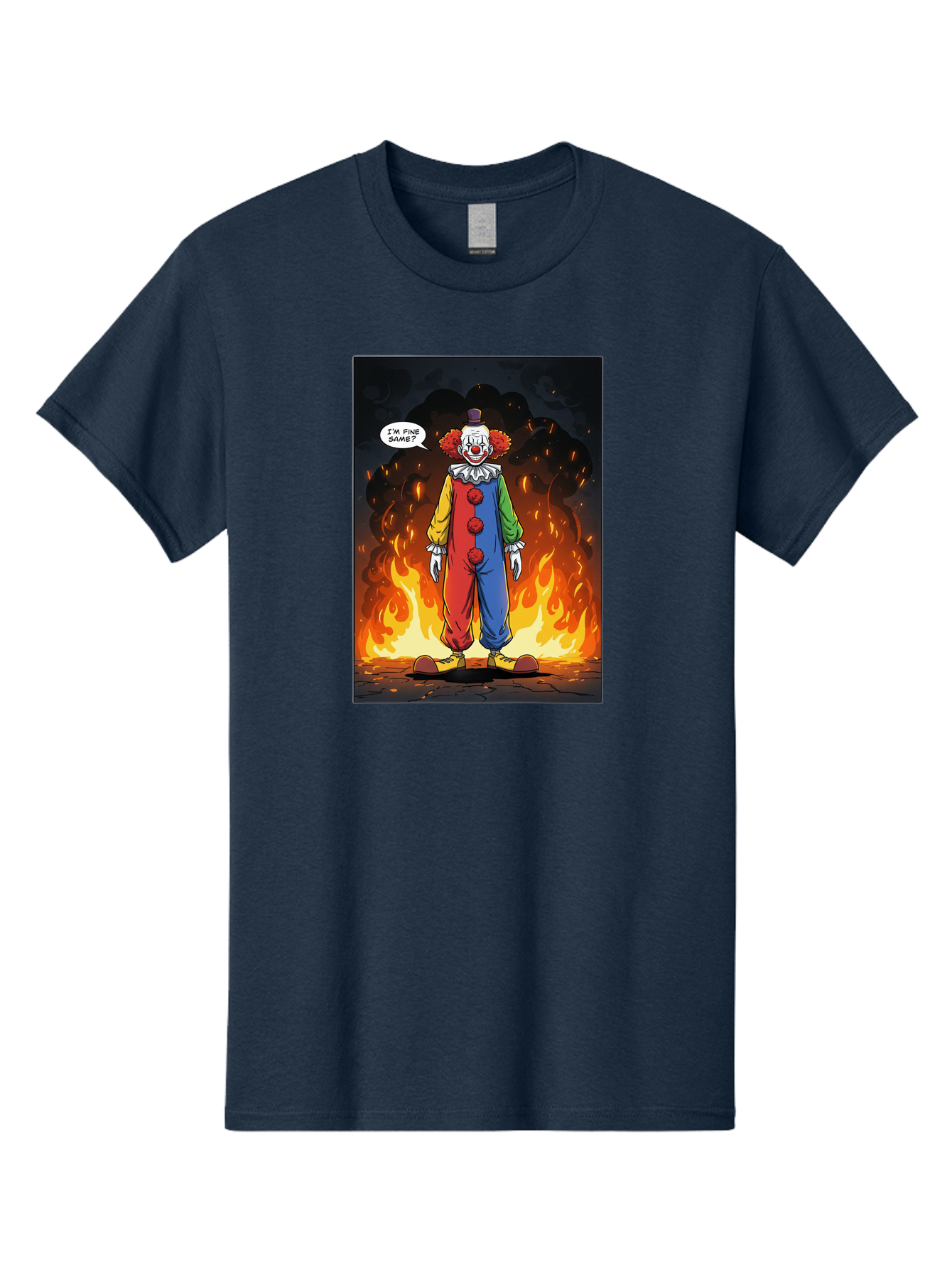 Clown-In-Flames Men'S Graphic Tee, 100% Cotton, Comfortable Casual Summer Wear, Machine Washable, Vintage Camera, Old Camera, Antique Camera, Black Camera, Classic Photography, Photography Equipment, Nostalgic Device, Film Camera, Camera Art Bao244