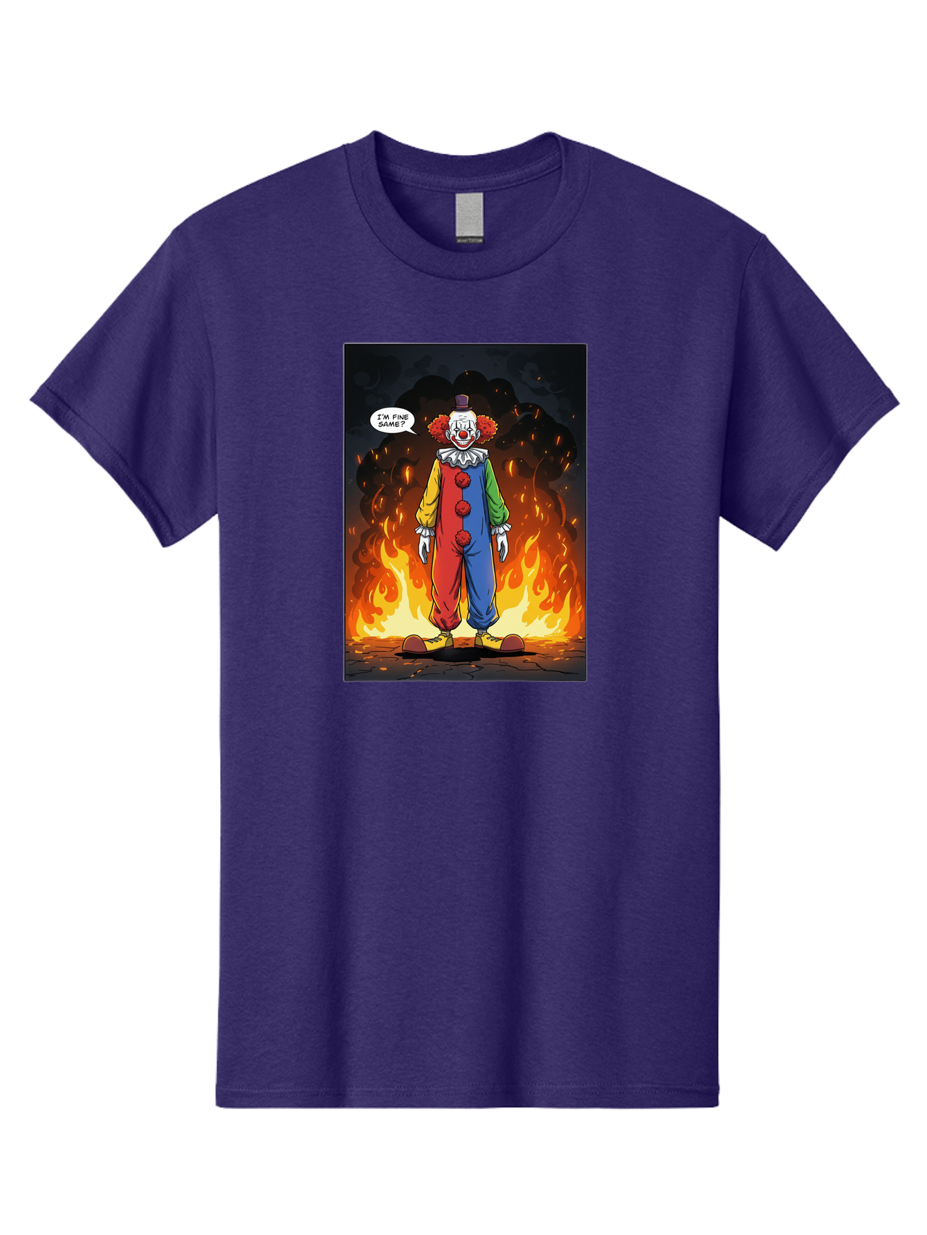 Clown-In-Flames Men'S Graphic Tee, 100% Cotton, Comfortable Casual Summer Wear, Machine Washable, Vintage Camera, Old Camera, Antique Camera, Black Camera, Classic Photography, Photography Equipment, Nostalgic Device, Film Camera, Camera Art Bao244