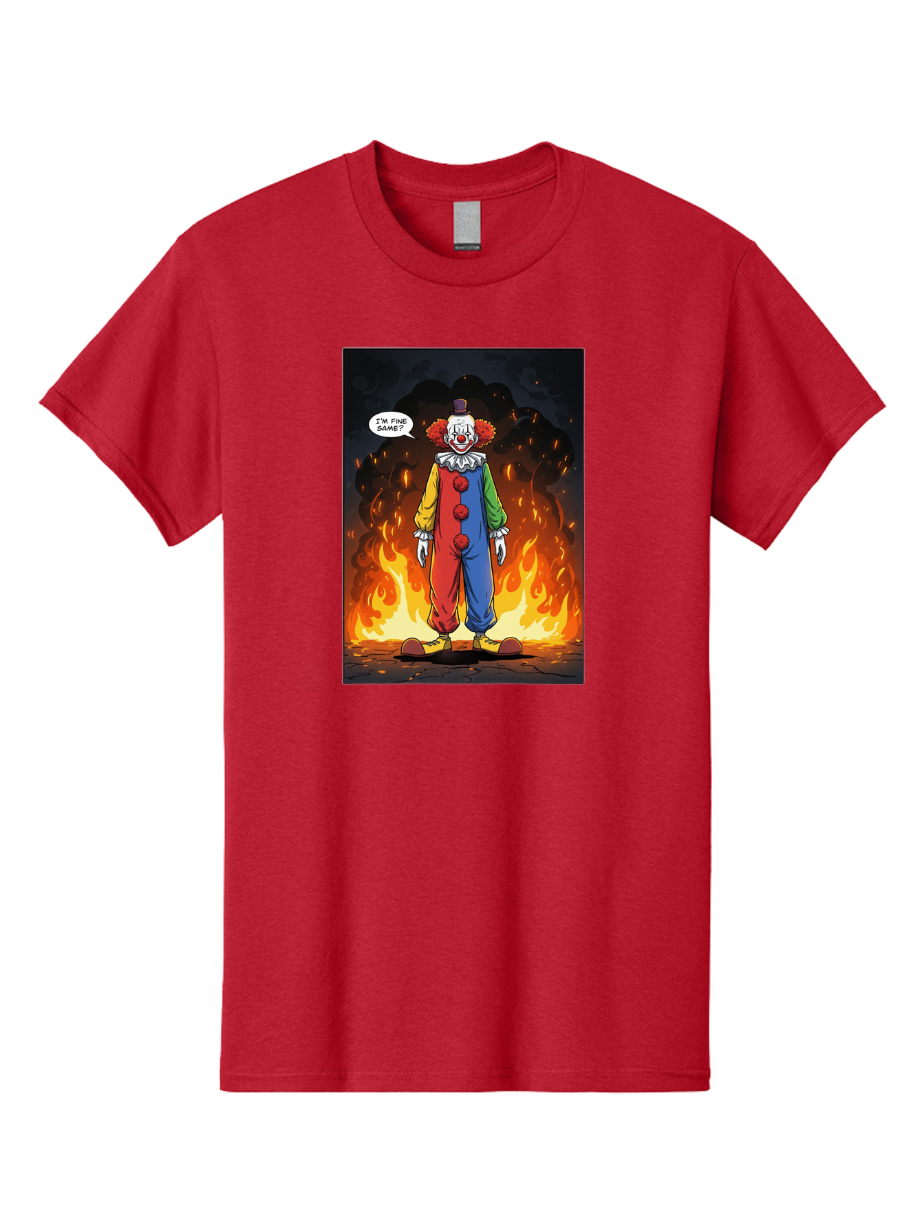 Clown-In-Flames Men'S Graphic Tee, 100% Cotton, Comfortable Casual Summer Wear, Machine Washable, Vintage Camera, Old Camera, Antique Camera, Black Camera, Classic Photography, Photography Equipment, Nostalgic Device, Film Camera, Camera Art Bao244