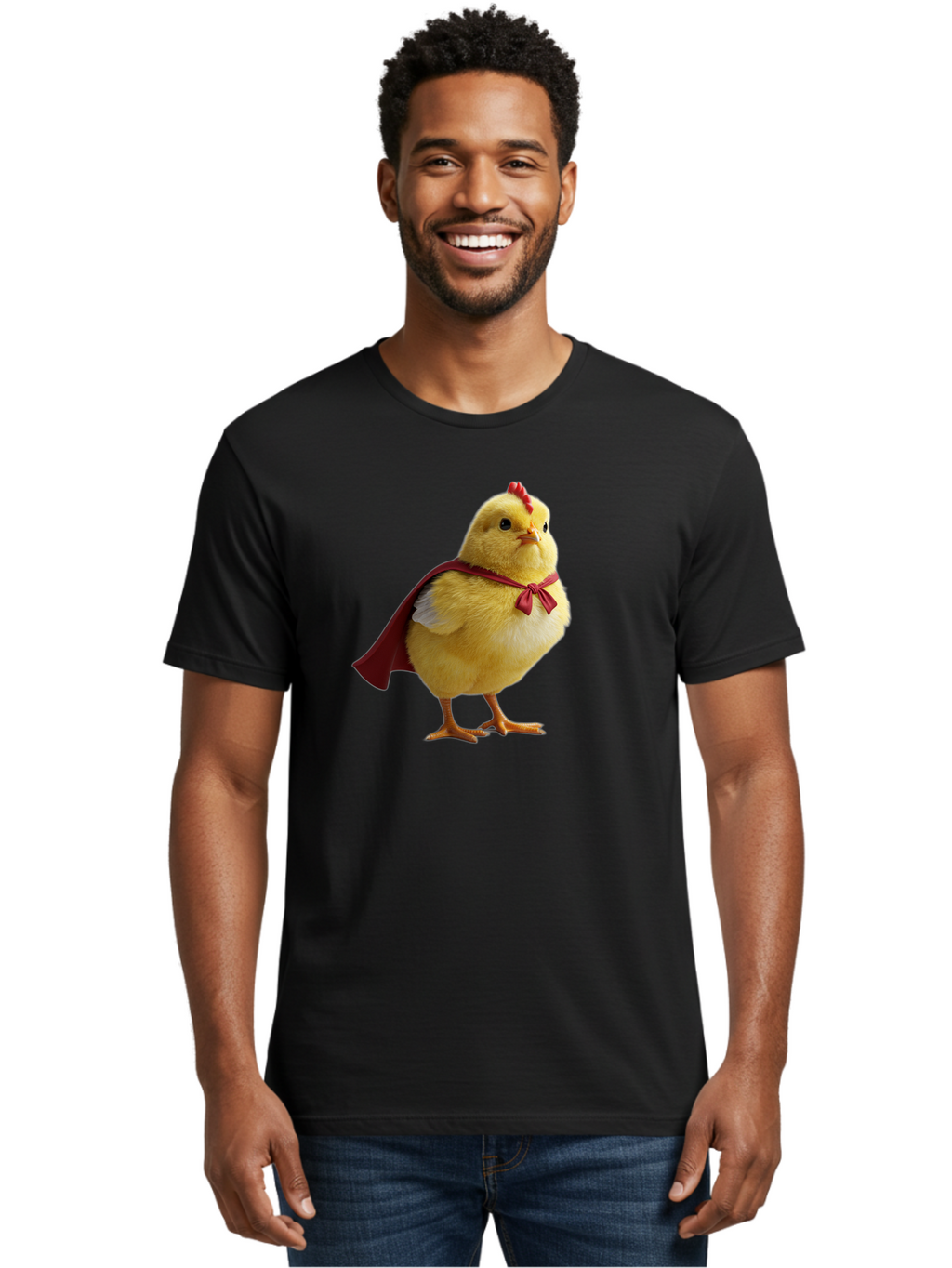 Clucking-Superhero-Chick Men'S Graphic Tee, 100% Cotton, Comfortable Casual Summer Wear, Machine Washable, Vintage Camera, Old Camera, Antique Camera, Black Camera, Classic Photography, Photography Equipment, Nostalgic Device, Film Camera, Bao245