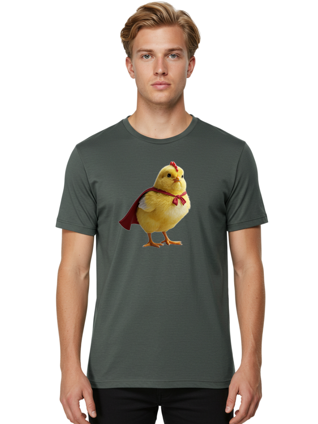 Clucking-Superhero-Chick Men'S Graphic Tee, 100% Cotton, Comfortable Casual Summer Wear, Machine Washable, Vintage Camera, Old Camera, Antique Camera, Black Camera, Classic Photography, Photography Equipment, Nostalgic Device, Film Camera, Bao245