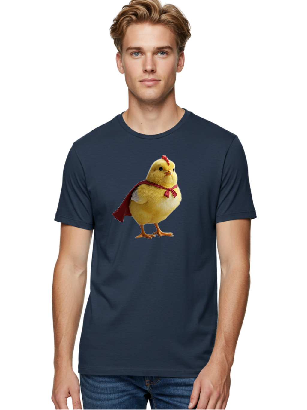 Clucking-Superhero-Chick Men'S Graphic Tee, 100% Cotton, Comfortable Casual Summer Wear, Machine Washable, Vintage Camera, Old Camera, Antique Camera, Black Camera, Classic Photography, Photography Equipment, Nostalgic Device, Film Camera, Bao245