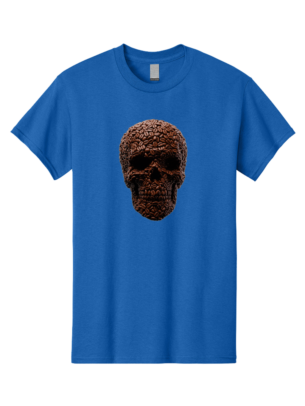 Coffee-Beans-Skull Men'S Graphic Tee, 100% Cotton, Comfortable Casual Summer Wear, Machine Washable, Vintage Camera, Old Camera, Antique Camera, Black Camera, Classic Photography, Photography Equipment, Nostalgic Device, Film Camera, Bao247