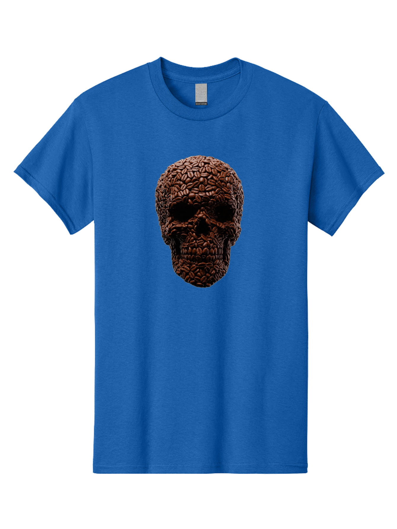 Coffee-Beans-Skull Men'S Graphic Tee, 100% Cotton, Comfortable Casual Summer Wear, Machine Washable, Vintage Camera, Old Camera, Antique Camera, Black Camera, Classic Photography, Photography Equipment, Nostalgic Device, Film Camera, Bao247
