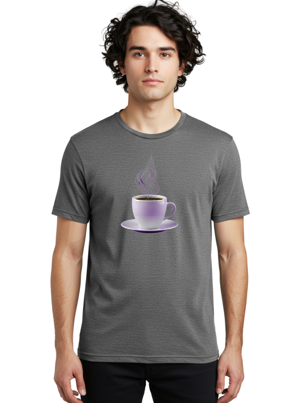 Coffee-Cup-1 Men'S Graphic Tee, 100% Cotton, Comfortable Casual Summer Wear, Machine Washable, Vintage Camera, Old Camera, Antique Camera, Black Camera, Classic Photography, Photography Equipment, Nostalgic Device, Film Camera, Camera Art Bao248