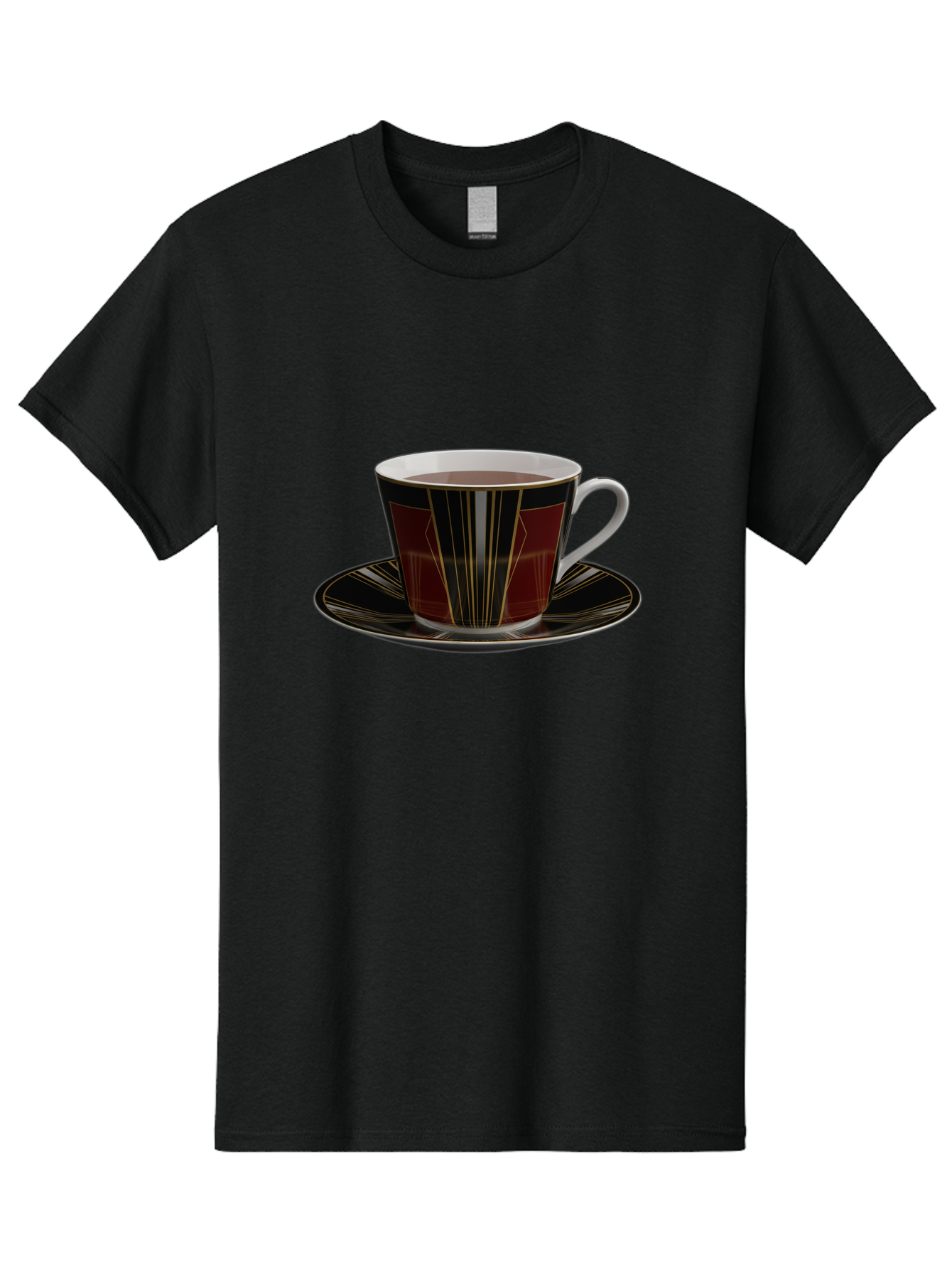 Coffee-Cup-And-Saucer Men'S Graphic Tee, 100% Cotton, Comfortable Casual Summer Wear, Machine Washable, Vintage Camera, Old Camera, Antique Camera, Black Camera, Classic Photography, Photography Equipment, Nostalgic Device, Film Camera, Bao249