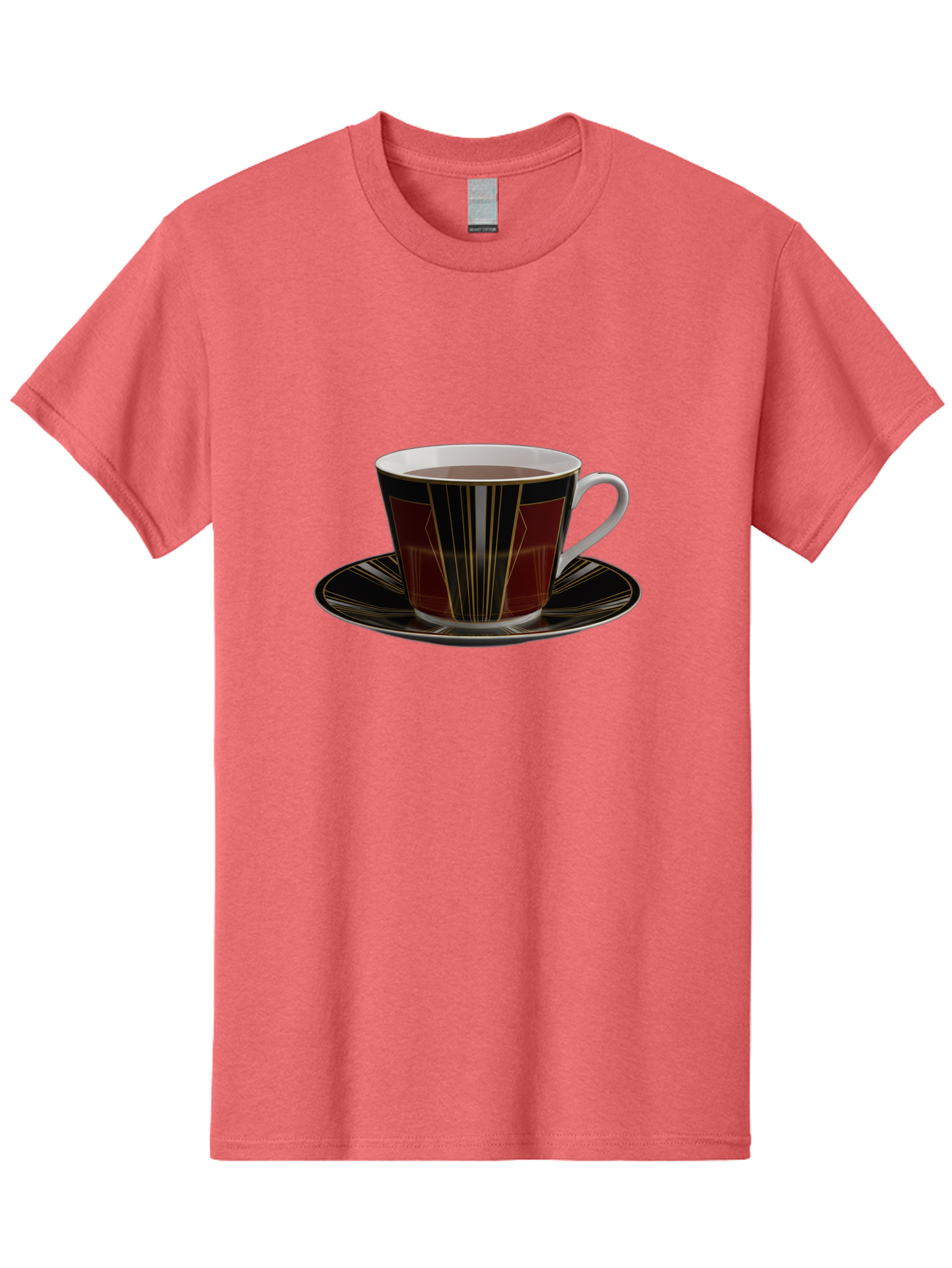 Coffee-Cup-And-Saucer Men'S Graphic Tee, 100% Cotton, Comfortable Casual Summer Wear, Machine Washable, Vintage Camera, Old Camera, Antique Camera, Black Camera, Classic Photography, Photography Equipment, Nostalgic Device, Film Camera, Bao249