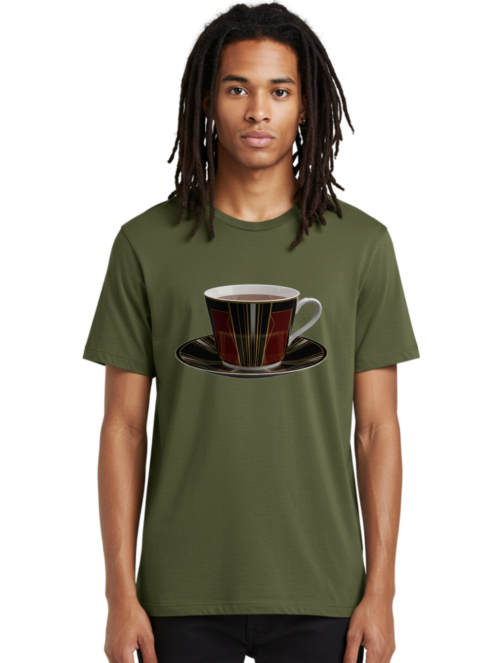 Coffee-Cup-And-Saucer Men'S Graphic Tee, 100% Cotton, Comfortable Casual Summer Wear, Machine Washable, Vintage Camera, Old Camera, Antique Camera, Black Camera, Classic Photography, Photography Equipment, Nostalgic Device, Film Camera, Bao249
