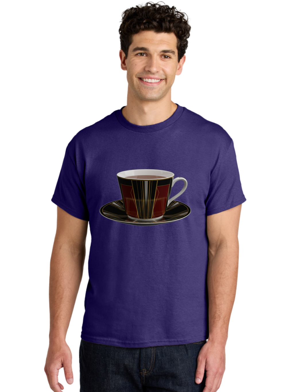 Coffee-Cup-And-Saucer Men'S Graphic Tee, 100% Cotton, Comfortable Casual Summer Wear, Machine Washable, Vintage Camera, Old Camera, Antique Camera, Black Camera, Classic Photography, Photography Equipment, Nostalgic Device, Film Camera, Bao249