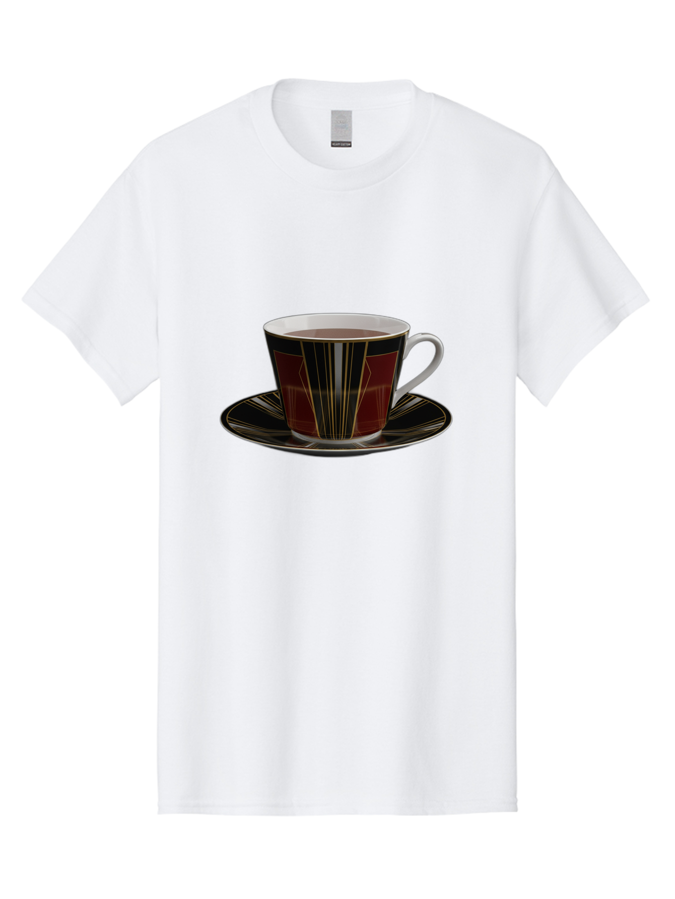 Coffee-Cup-And-Saucer Men'S Graphic Tee, 100% Cotton, Comfortable Casual Summer Wear, Machine Washable, Vintage Camera, Old Camera, Antique Camera, Black Camera, Classic Photography, Photography Equipment, Nostalgic Device, Film Camera, Bao249