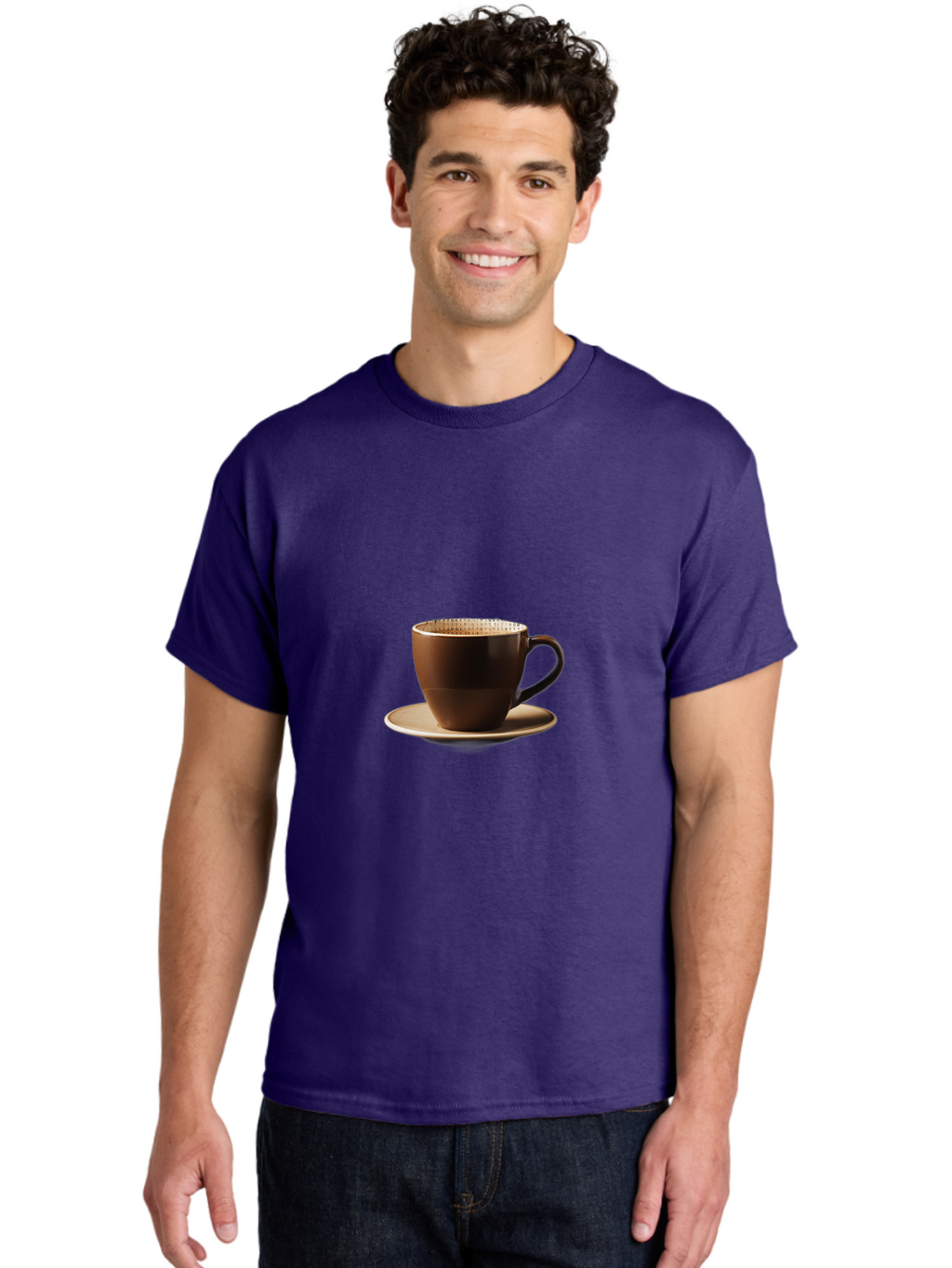 Coffee-Cup Men'S Graphic Tee, 100% Cotton, Comfortable Casual Summer Wear, Machine Washable, Vintage Camera, Old Camera, Antique Camera, Black Camera, Classic Photography, Photography Equipment, Nostalgic Device, Film Camera, Camera Art Bao250