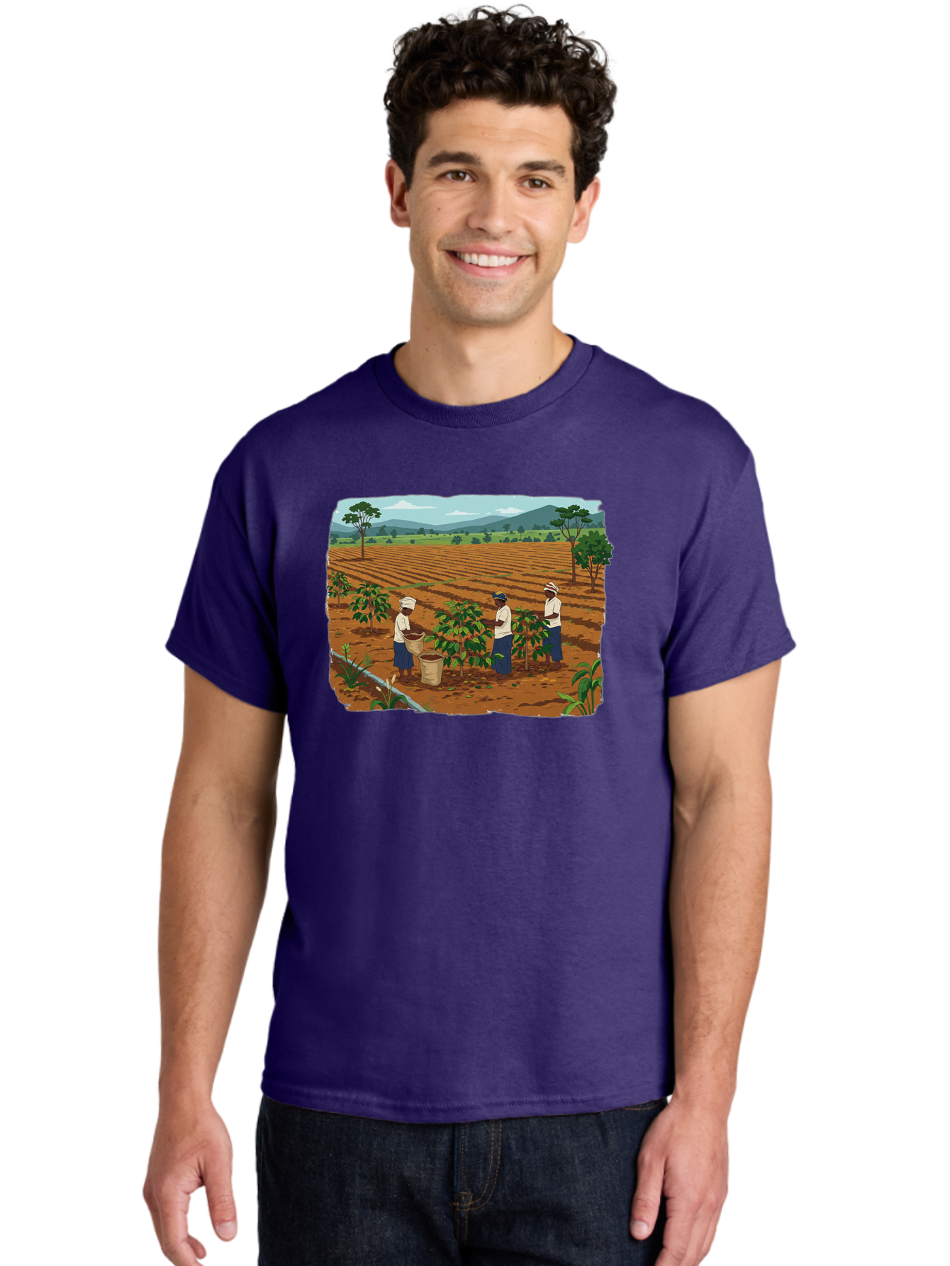 Coffee-Plantation-Workers Men'S Graphic Tee, 100% Cotton, Comfortable Casual Summer Wear, Machine Washable, Vintage Camera, Old Camera, Antique Camera, Black Camera, Classic Photography, Photography Equipment, Nostalgic Device, Film Camera, Bao252